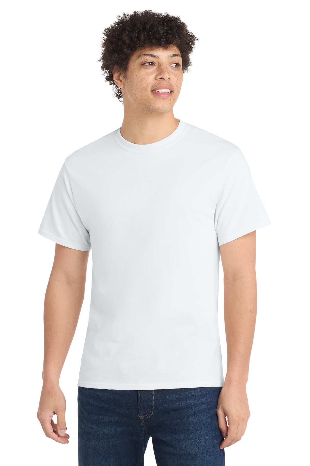 Port & Company Port & Co Tall Core Cotton Tee PC54T in White