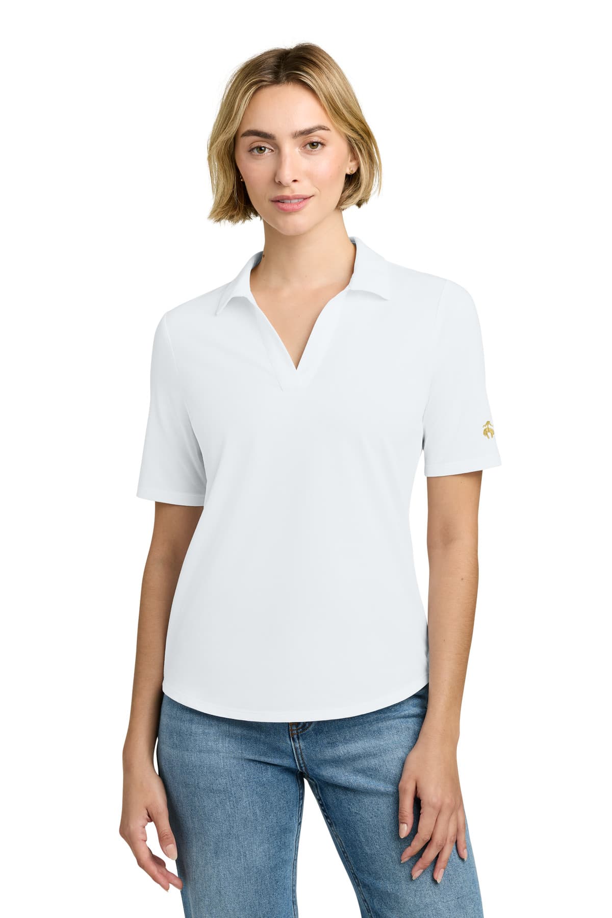 Brooks Brothers Brooks Brothers Women's Pinpoint Pique Polo BB18223