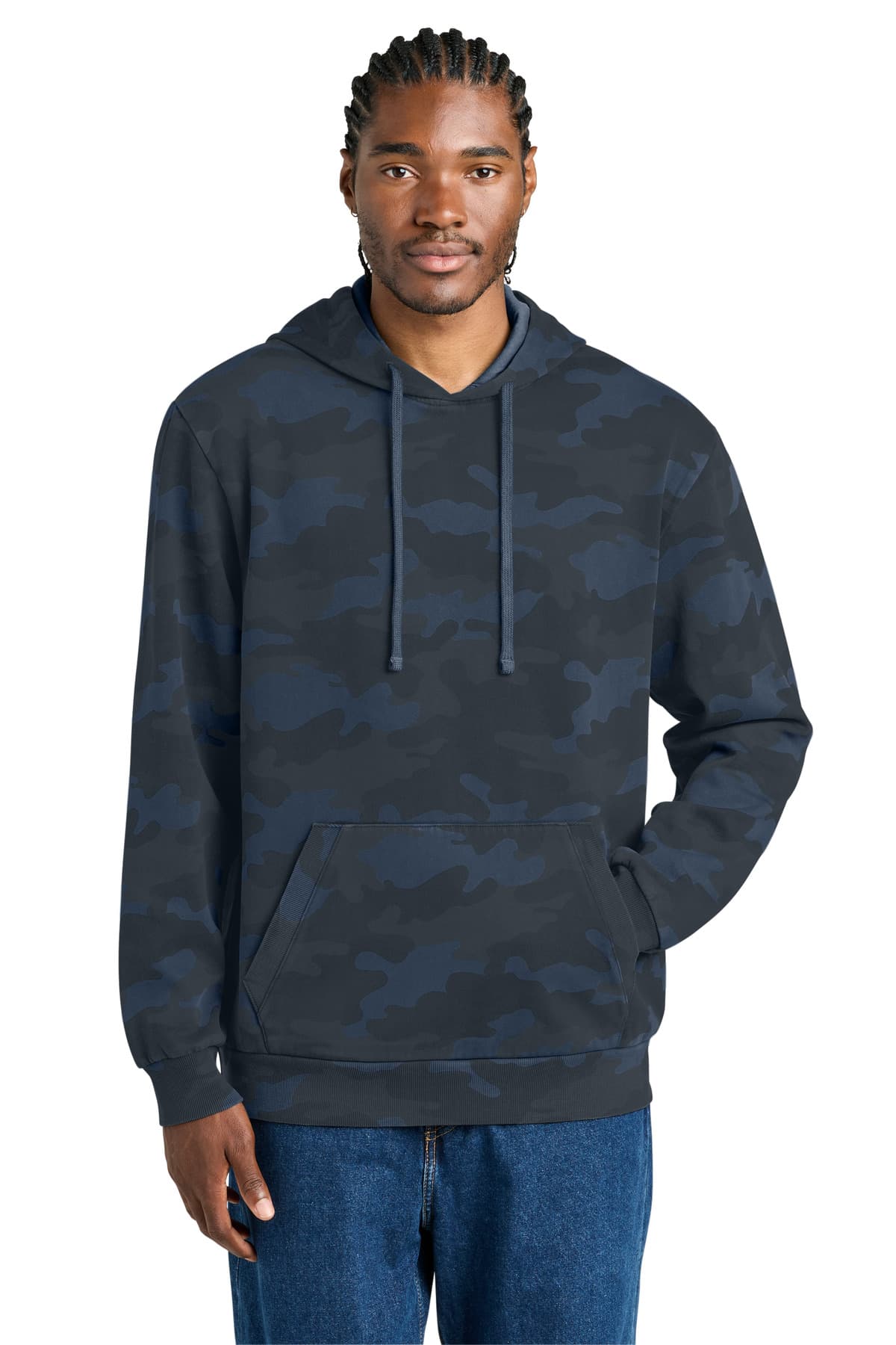 District District Wash Camo Fleece Hoodie DT2200C