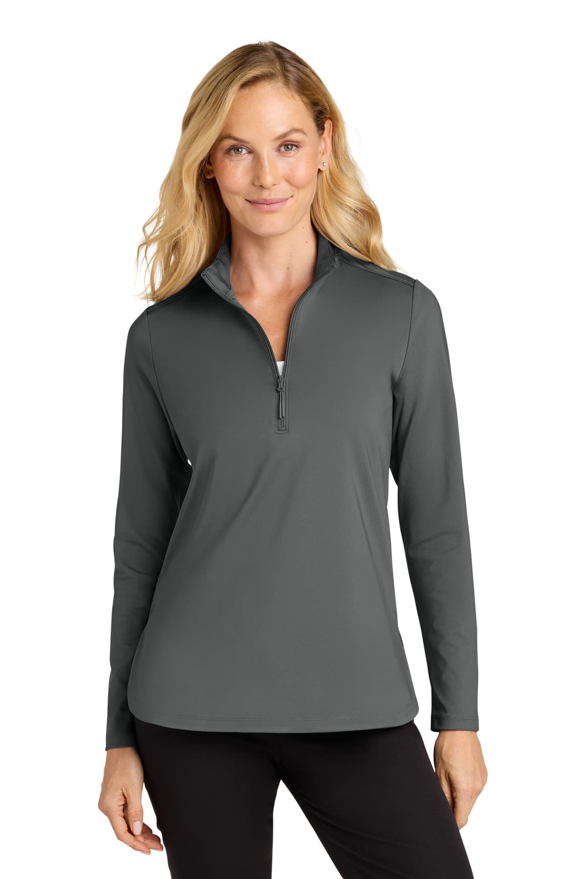 Port Authority Port Authority Women's C-FREE Double Knit 1/4-Zip LK880