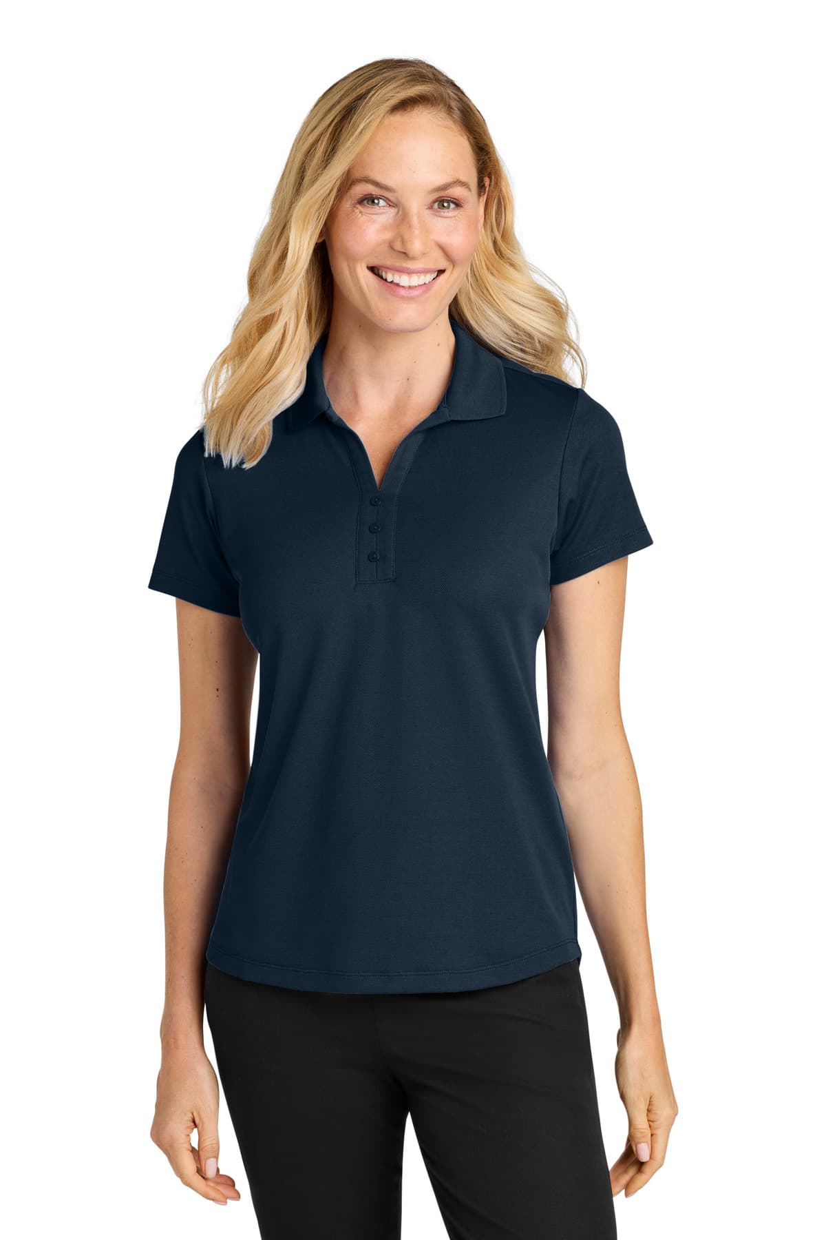 Port Authority Port Authority Women's Plaited Pique Polo LK620 in Night Navy