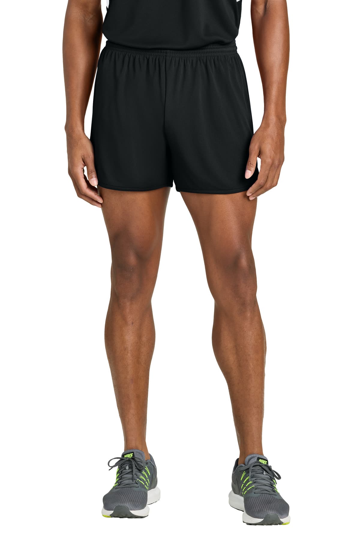 Sport-Tek Sport-Tek Club 4  Track Short ST447 in Black
