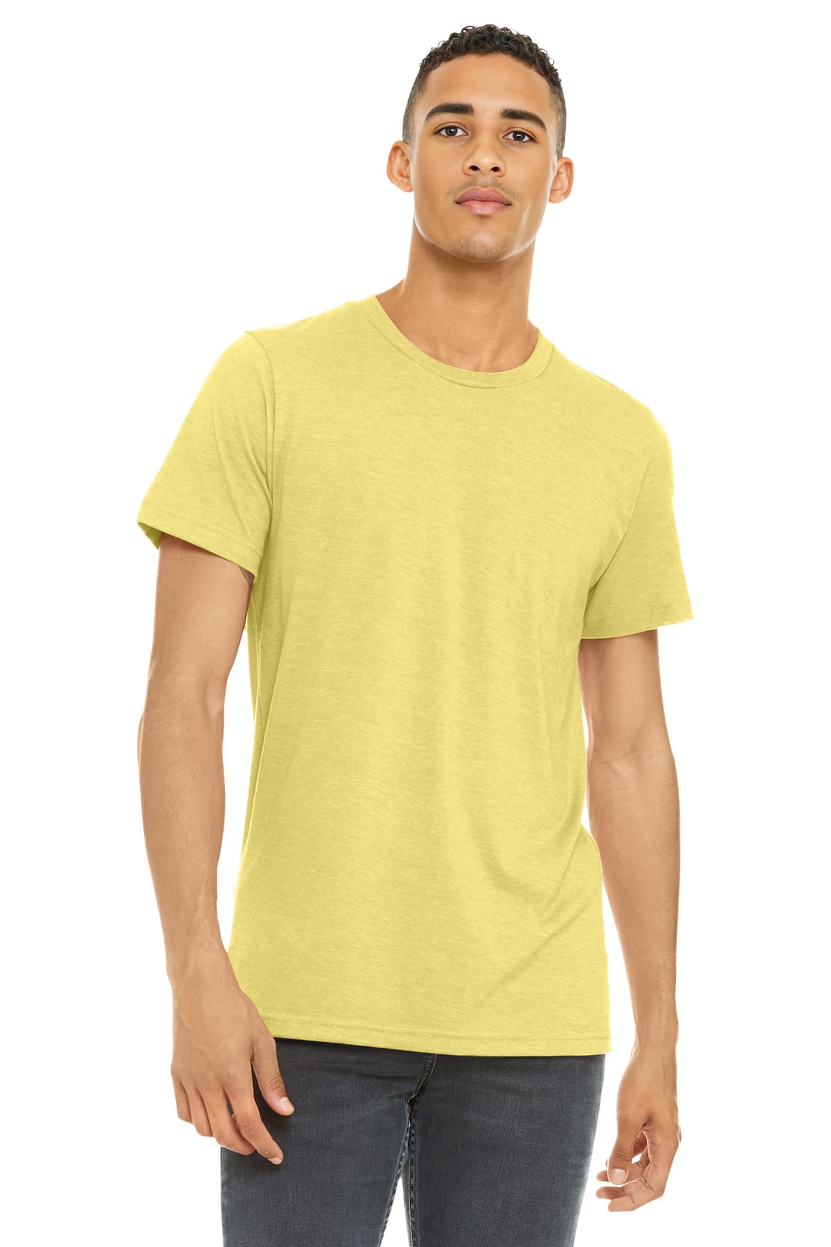 Bella + Canvas BELLA+CANVAS  Unisex Heather CVC Short Sleeve Tee. BC3001CVC