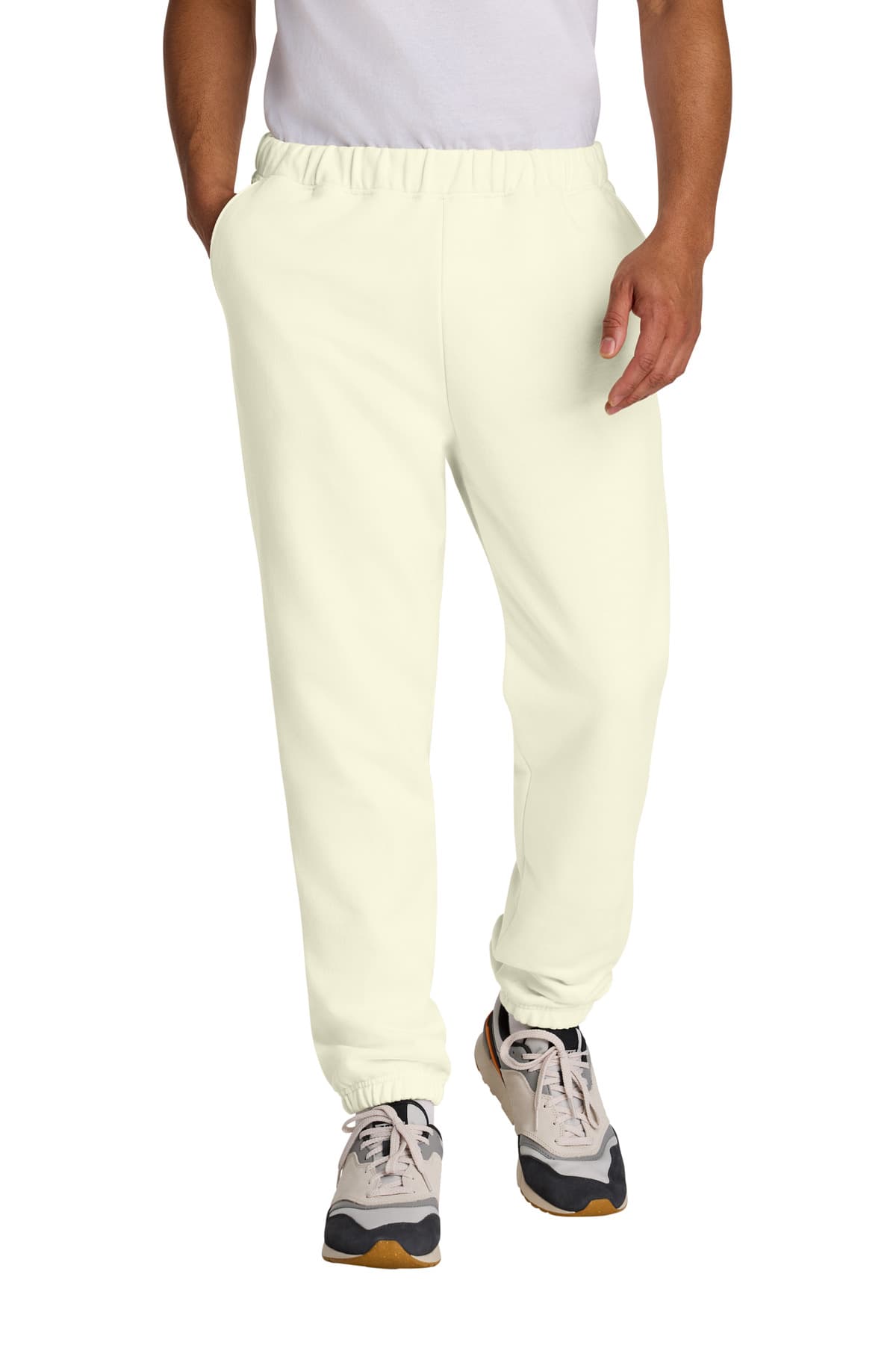 Gildan Gildan Softstyle Midweight Pocket Sweatpants SF100 in Off White