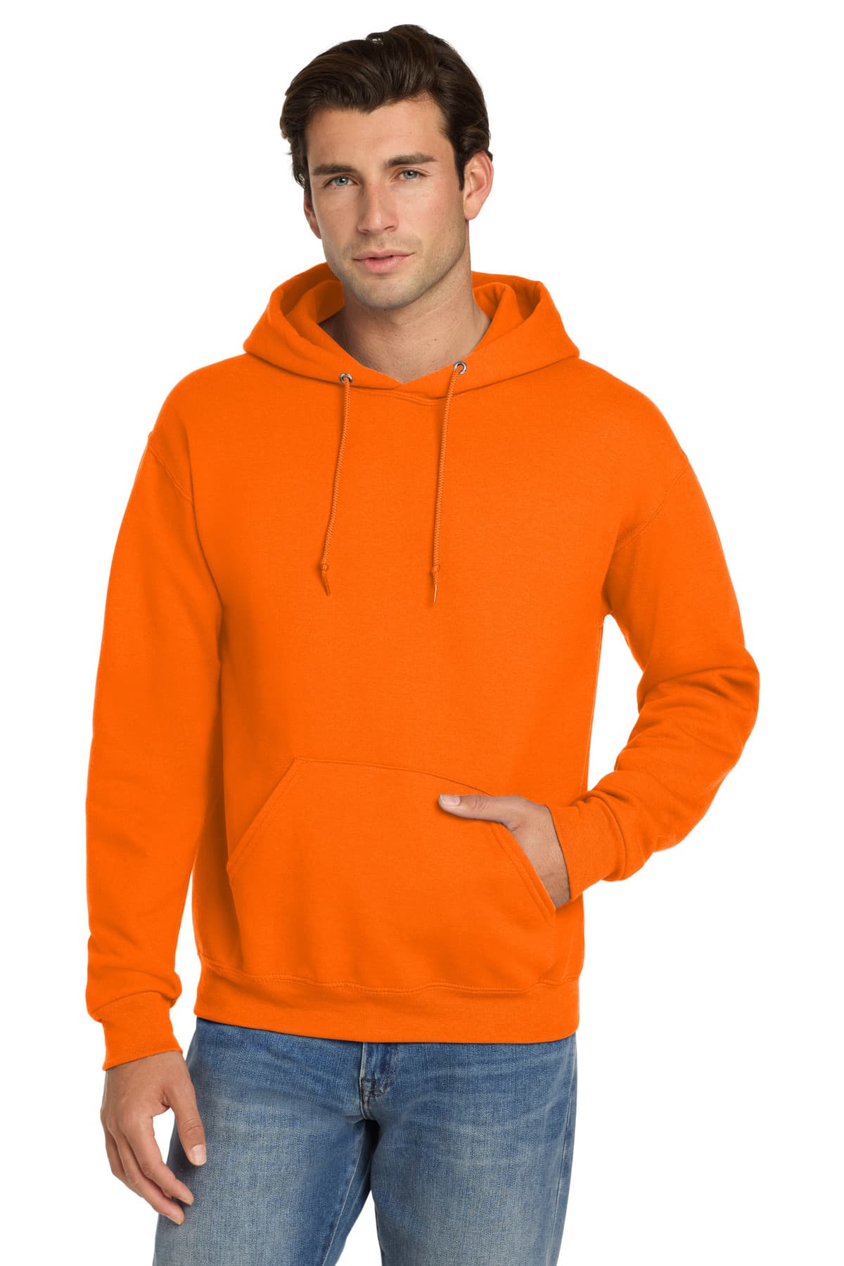 Jerzees Jerzees Super Sweats NuBlend - Pullover Hooded Sweatshirt.  4997M