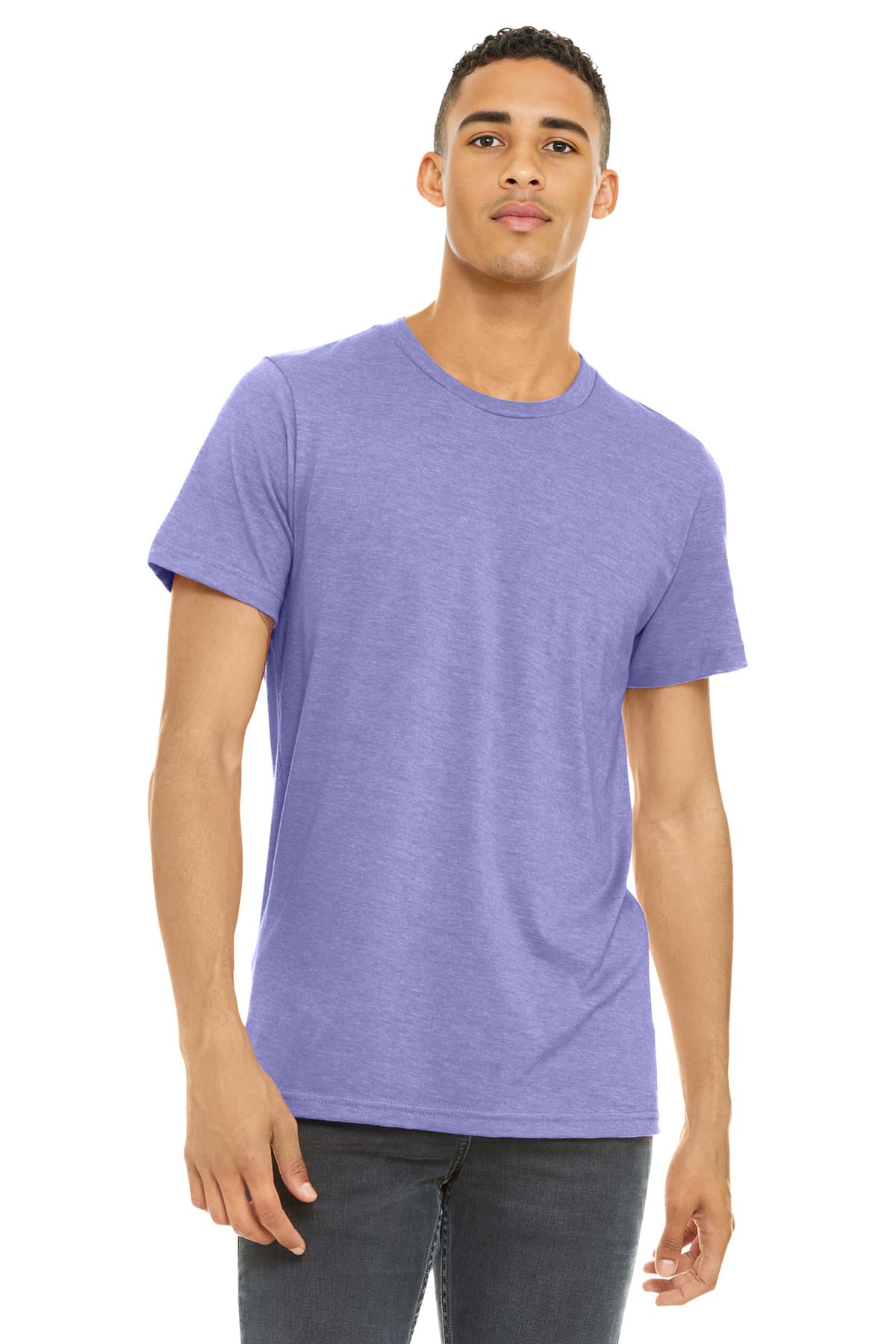 Bella + Canvas BELLA+CANVAS  Unisex Heather CVC Short Sleeve Tee. BC3001CVC