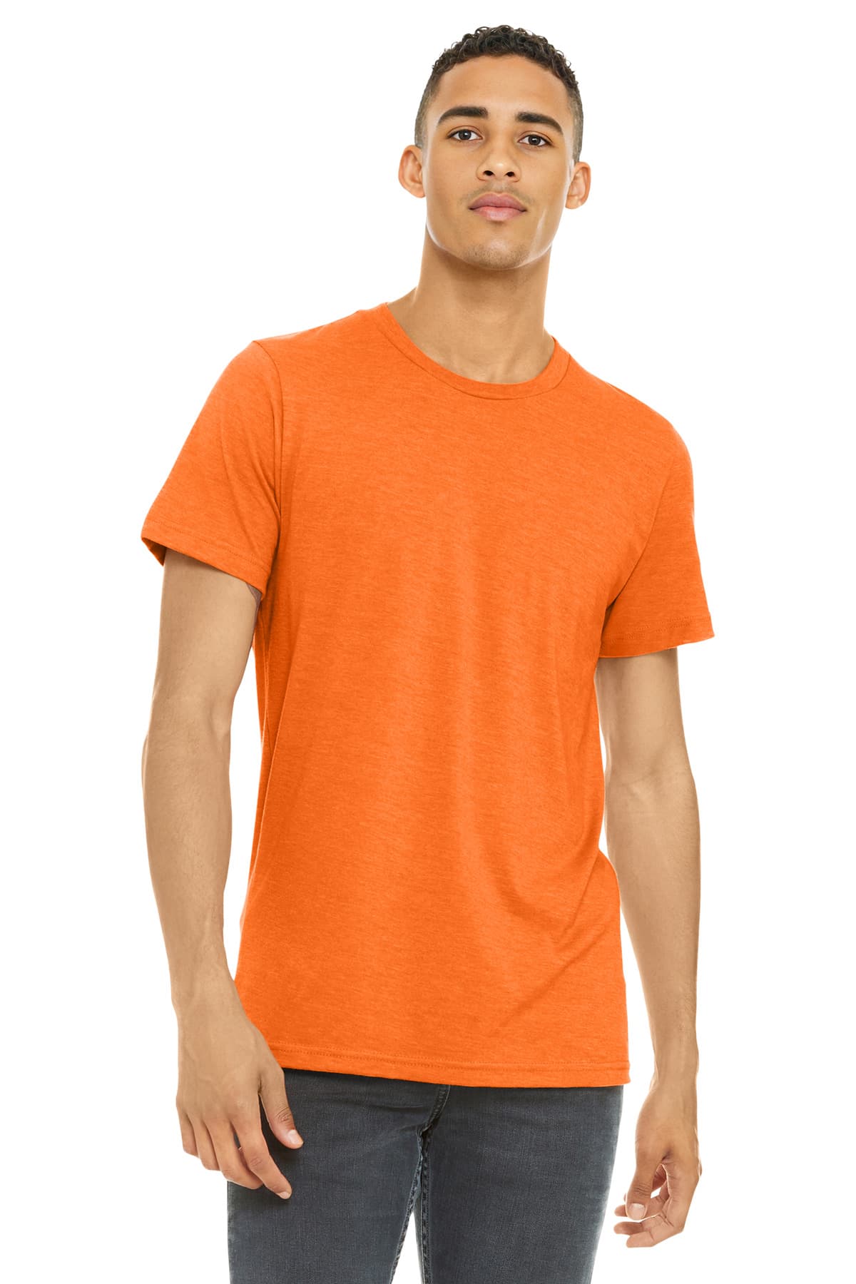 Bella + Canvas BELLA+CANVAS  Unisex Heather CVC Short Sleeve Tee. BC3001CVC
