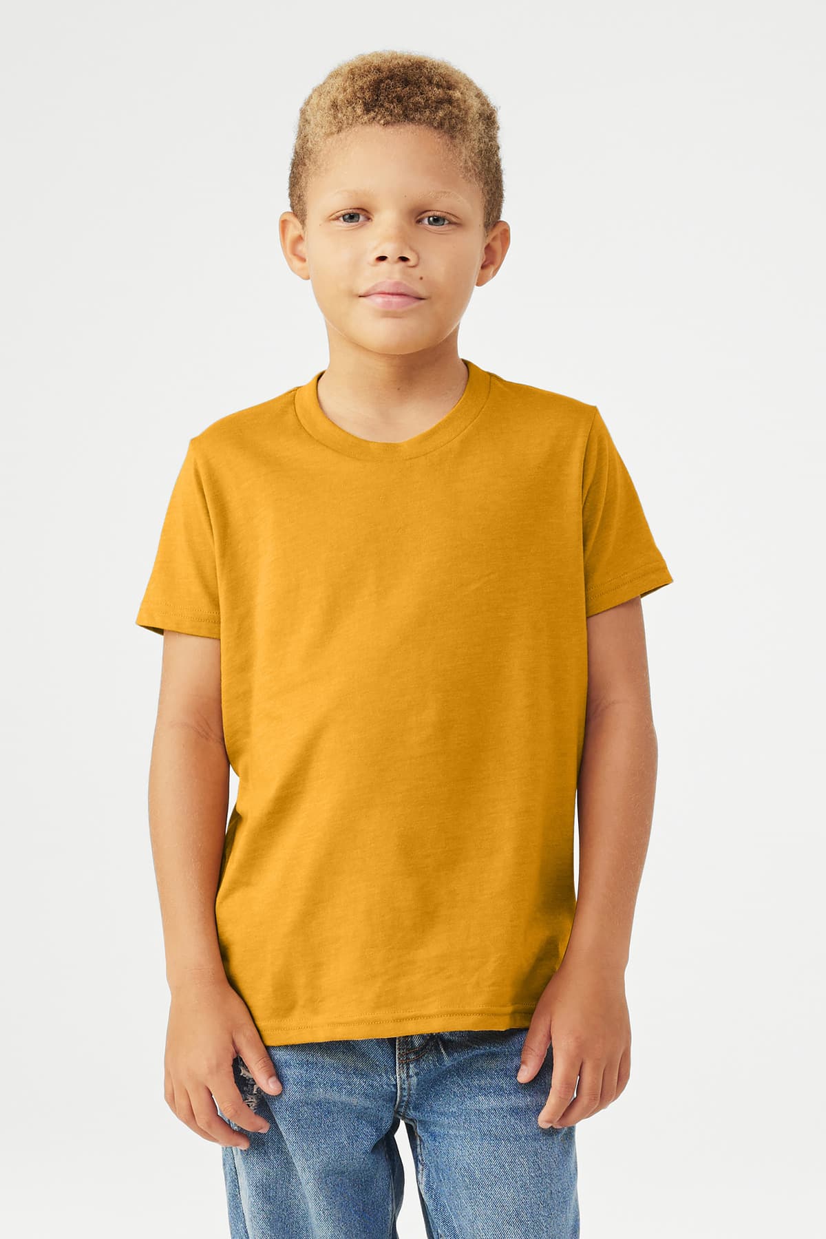 Bella + Canvas BELLA+CANVAS Youth Heather CVC Tee BC3001YCVC