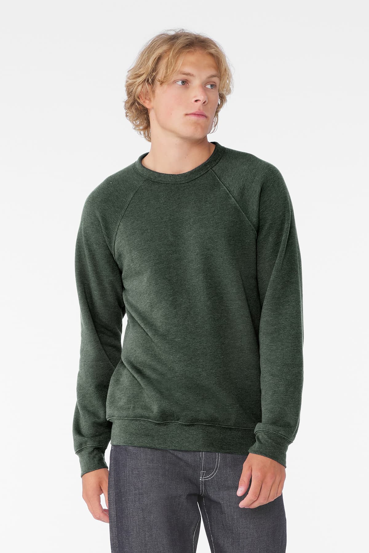 Bella + Canvas BELLA+CANVAS  Unisex Sponge Fleece Raglan Sweatshirt. BC3901