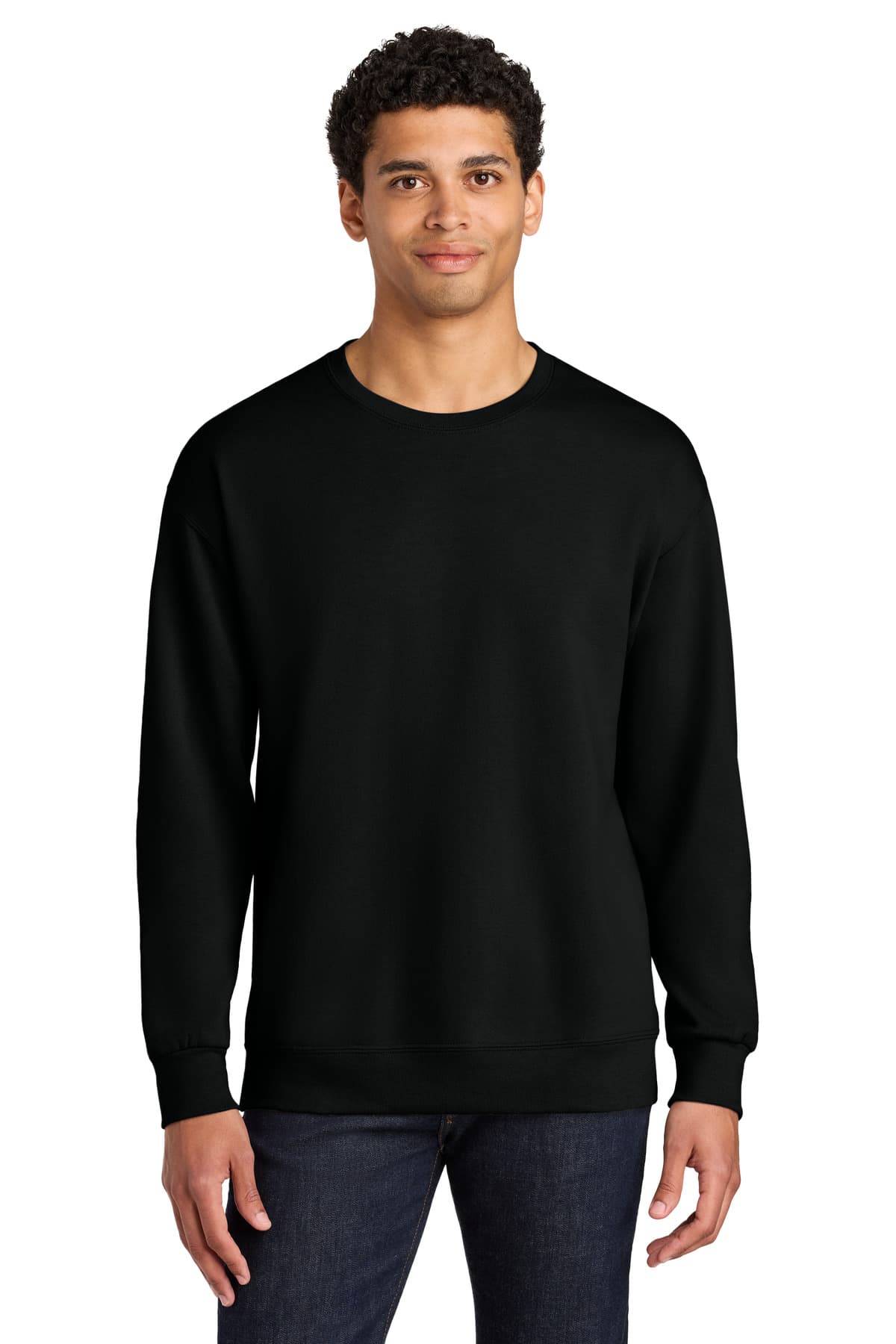 Jerzees Jerzees Ultimate Unisex CVC Ring Spun Crewneck Sweatshirt IC48M