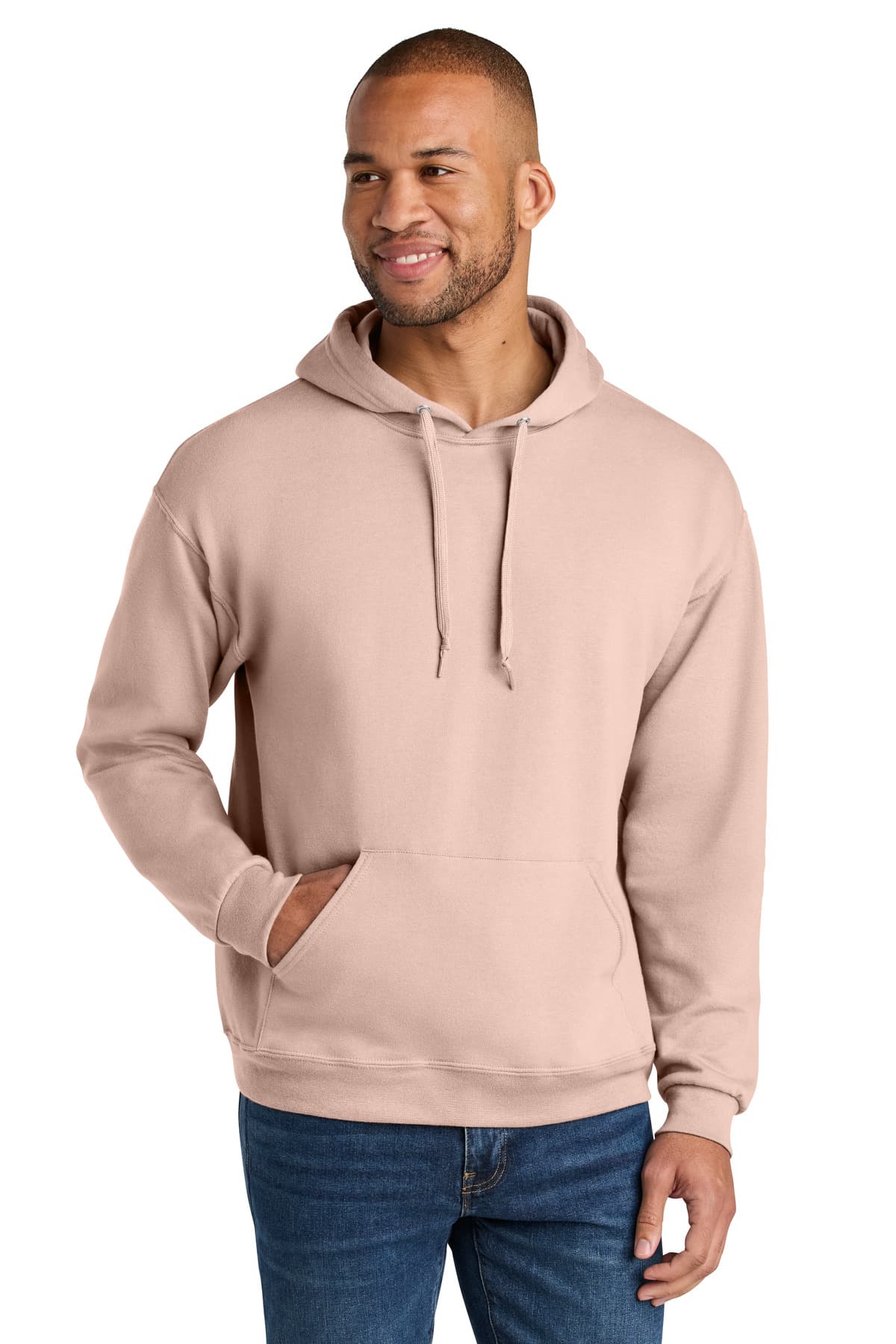 Jerzees Jerzees Ultimate Unisex CVC Ring Spun Hooded Sweatshirt IC49M