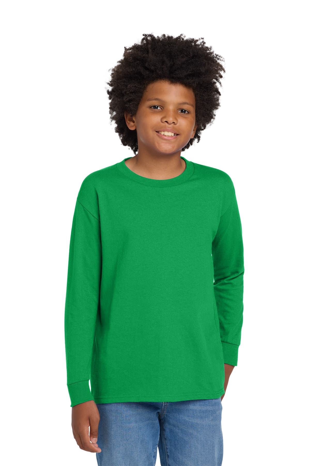 Gildan Gildan Youth Heavy Cotton 100% Cotton Long Sleeve T-Shirt. 5400B