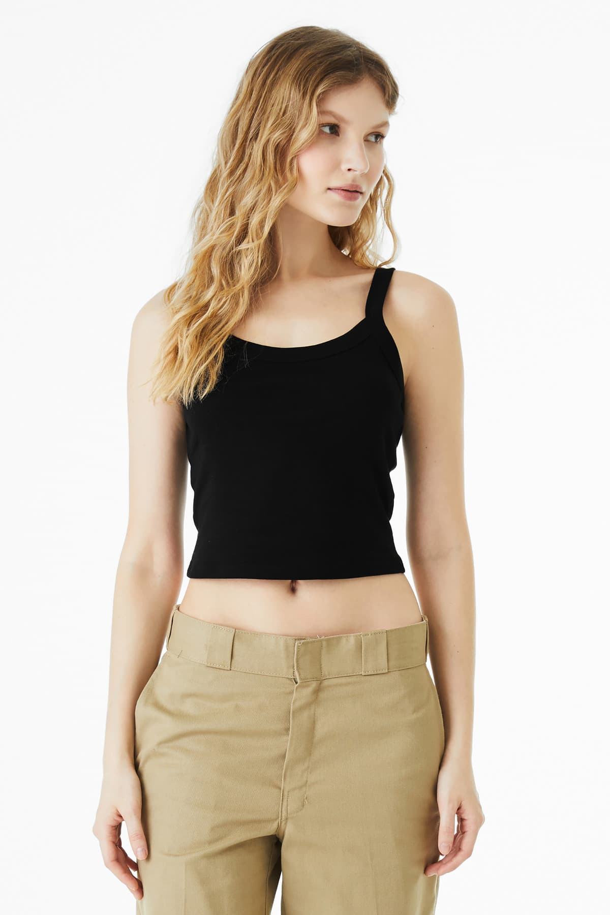 Bella + Canvas BELLA+CANVAS Women's Micro Rib Spaghetti Strap Tank BC1012