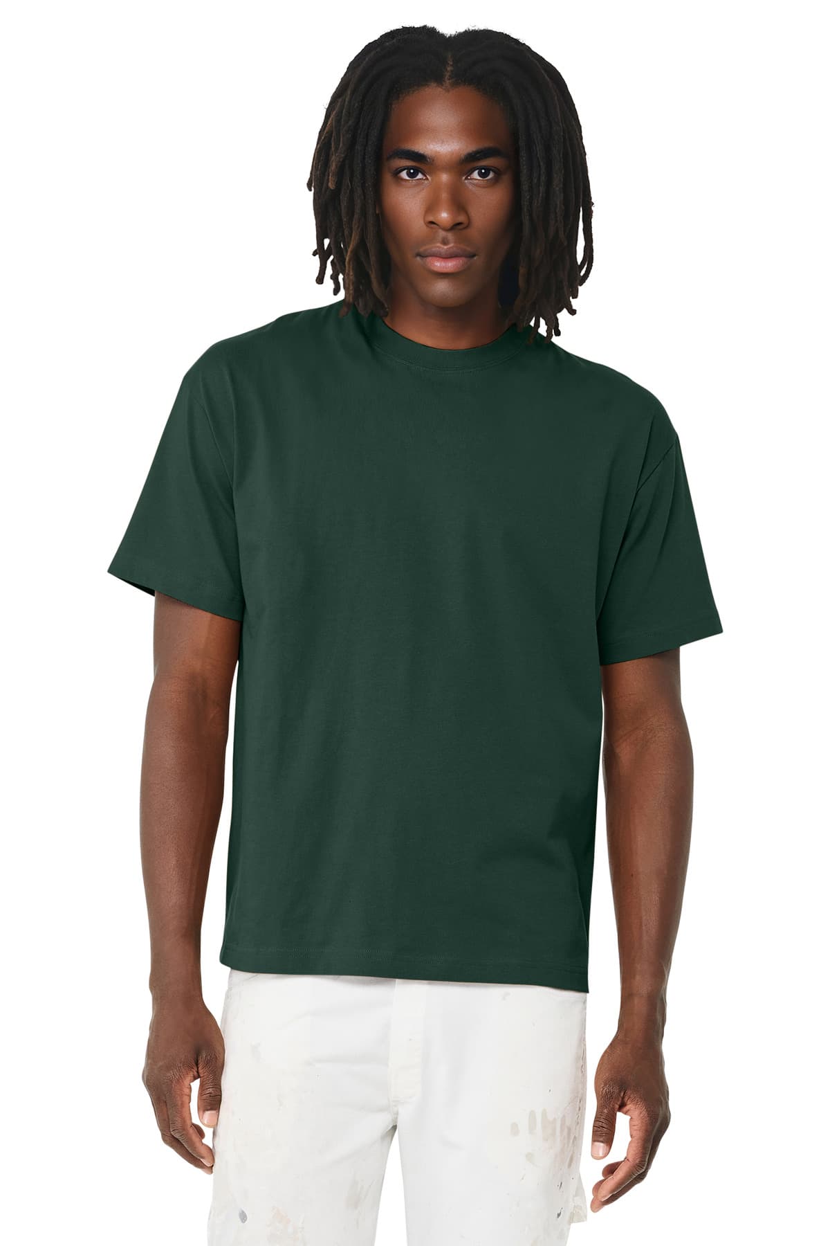 Bella + Canvas BELLA+CANVAS Unisex 6-Ounce Heavyweight Tee BC3010 in Forest
