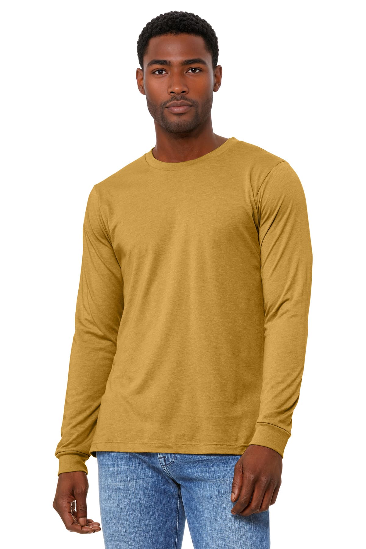 Bella + Canvas BELLA+CANVAS Unisex Heather CVC Long Sleeve Tee BC3501CVC