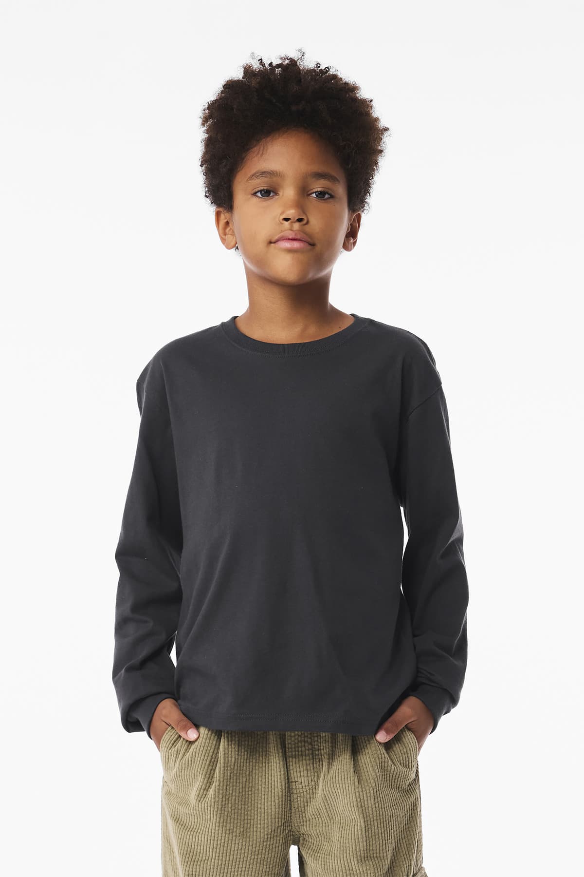 Bella + Canvas BELLA+CANVAS Youth 6-Ounce Heavyweight Long Sleeve Tee BC3511Y
