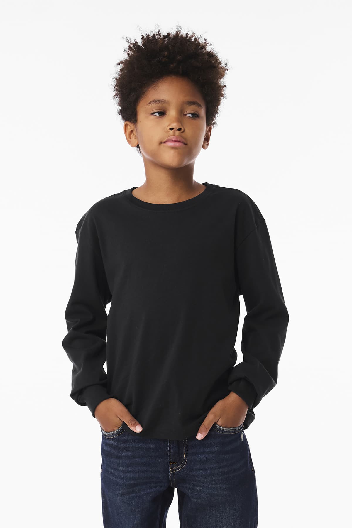Bella + Canvas BELLA+CANVAS Youth 6-Ounce Heavyweight Long Sleeve Tee BC3511Y