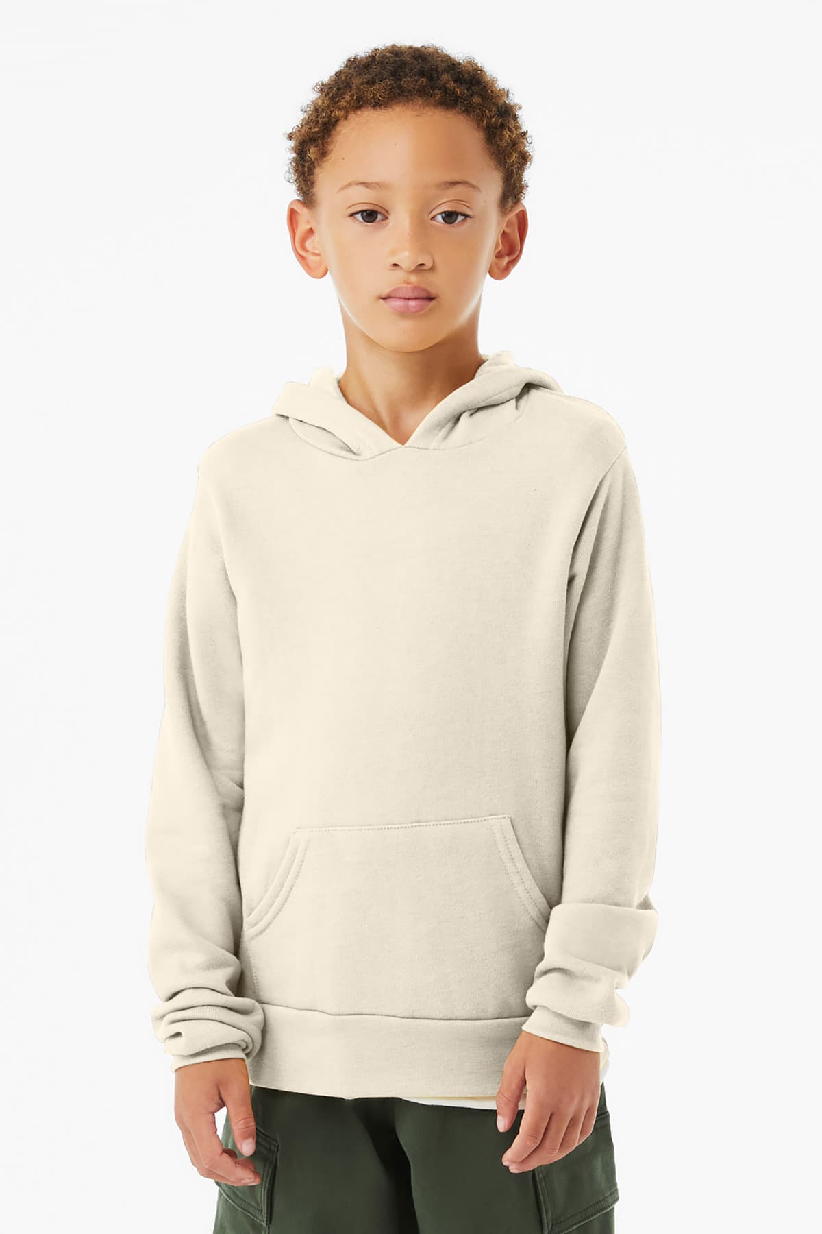 Bella + Canvas BELLA+CANVAS  Youth Sponge Fleece Pullover Hoodie BC3719Y