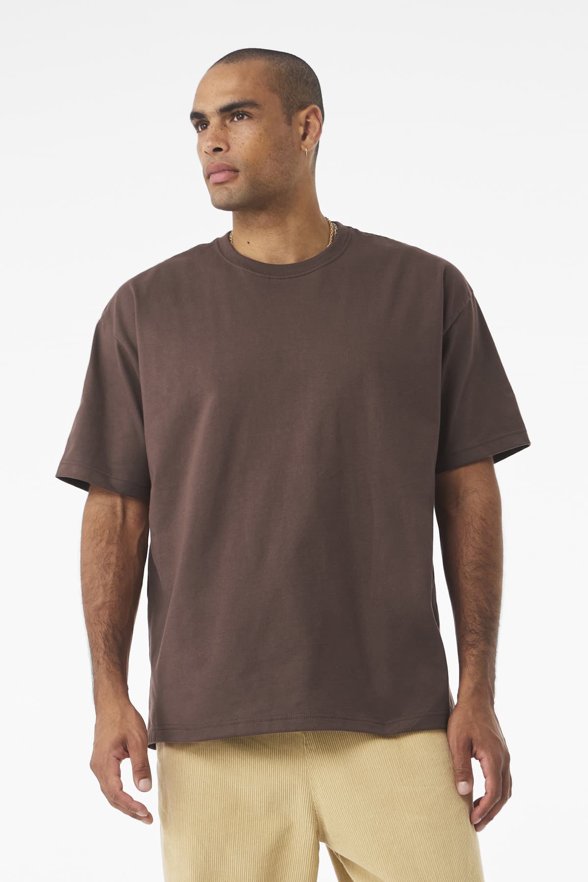 Bella + Canvas BELLA+CANVAS Unisex 7.5-Ounce Heavyweight Tee BC4610 in Cocoa