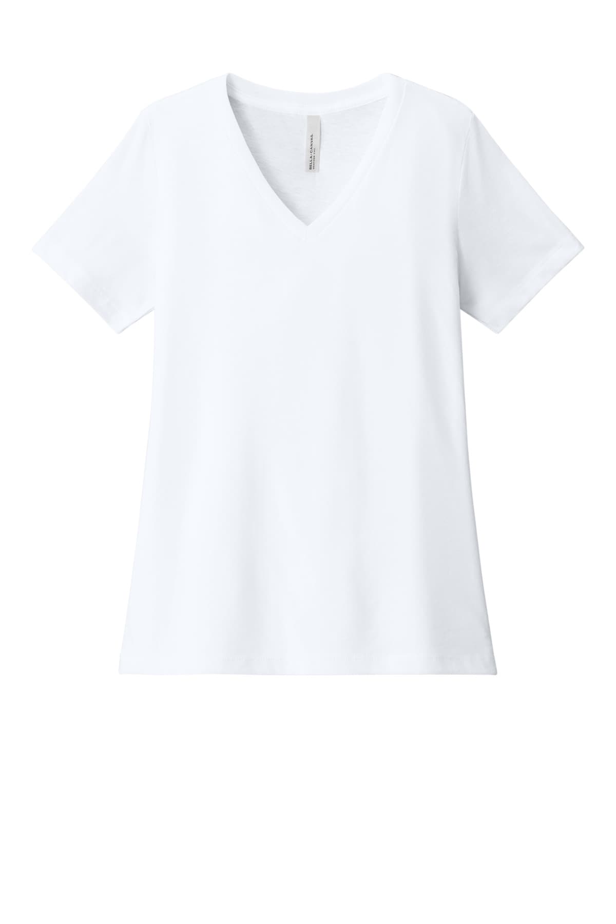 Bella + Canvas BELLA+CANVAS Women's Relaxed Heather CVC V-Neck Tee BC6405CVC