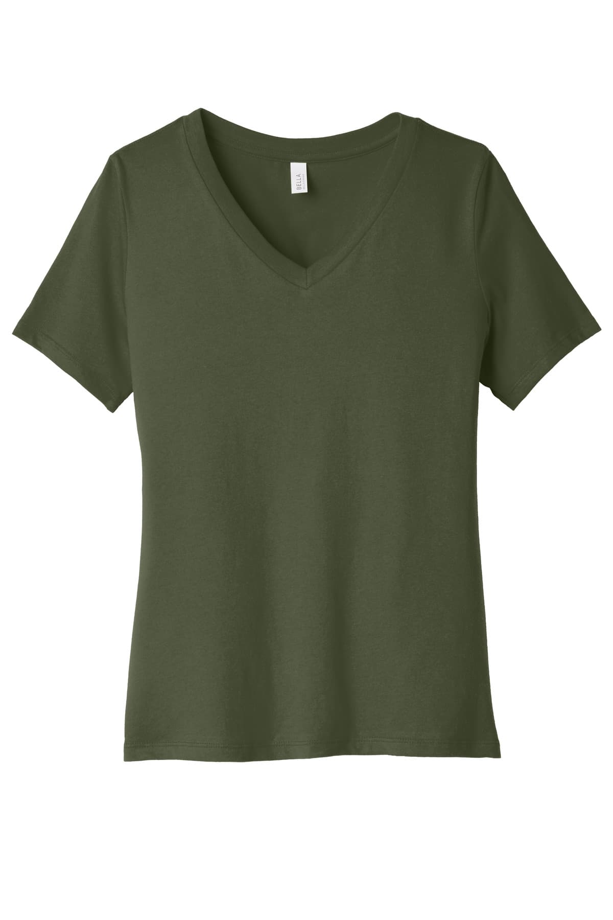 Bella + Canvas BELLA+CANVAS  Women's Relaxed Jersey Short Sleeve V-Neck Tee. BC6405