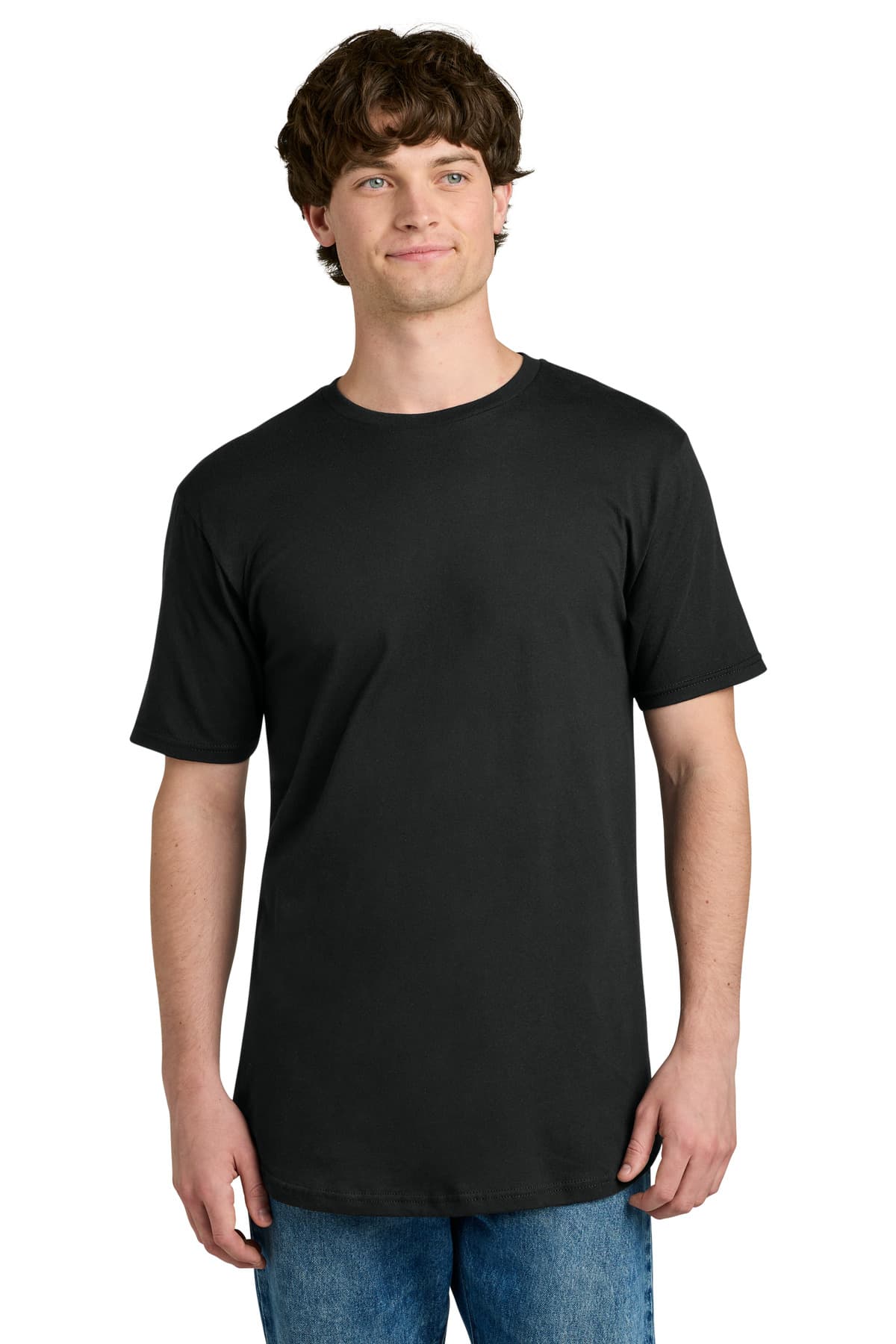 Next Level Next Level Apparel Cotton Long Body Tee NL3602 in Black