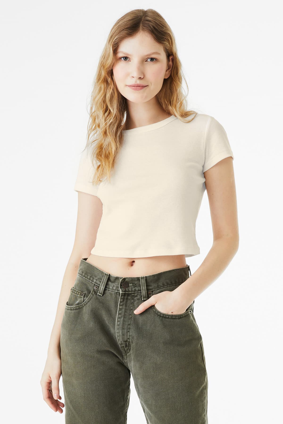 Bella + Canvas BELLA+CANVAS Women's Micro Rib Baby Tee BC1010