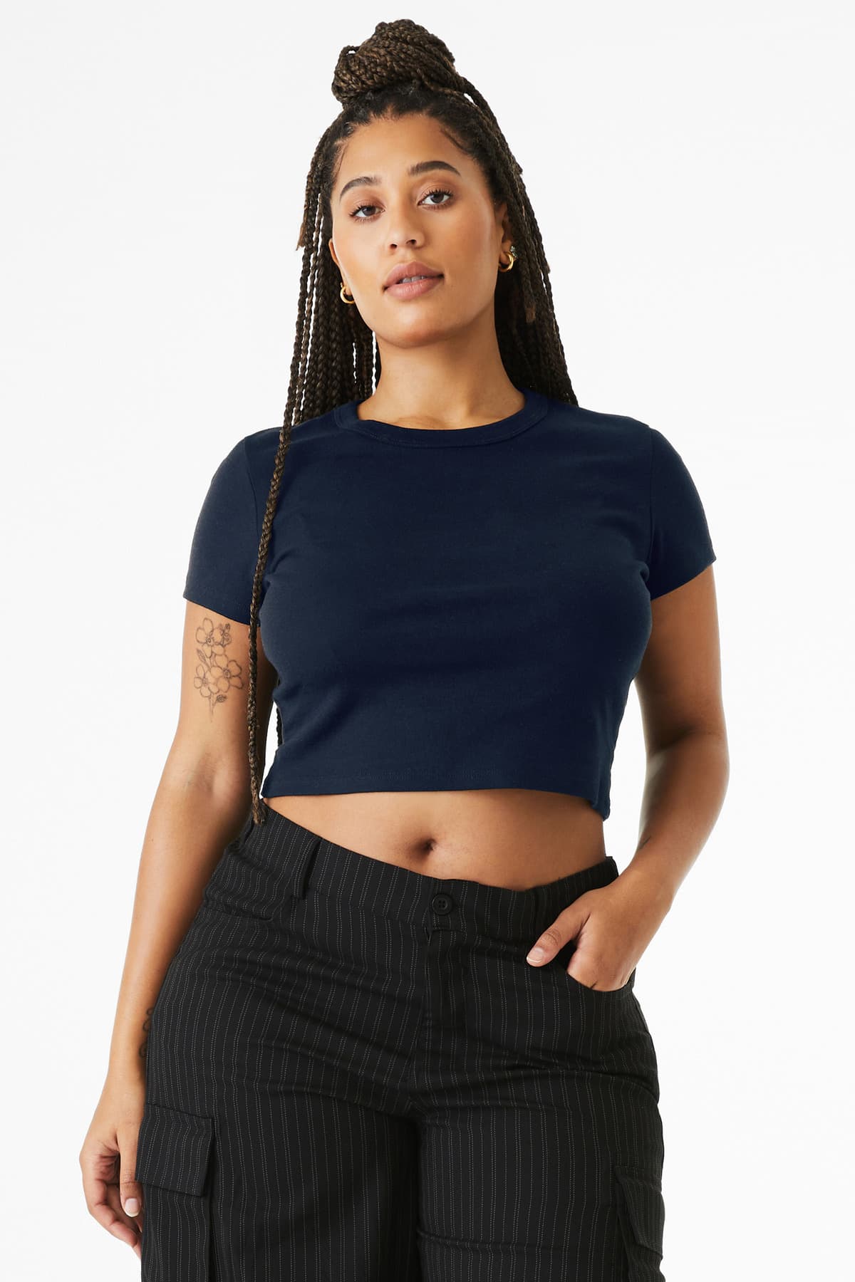 Bella + Canvas BELLA+CANVAS Women's Micro Rib Baby Tee BC1010