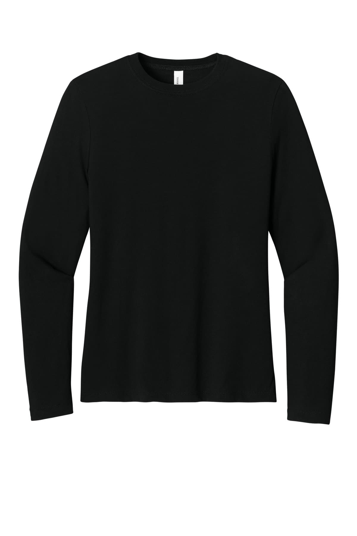 Bella + Canvas BELLA+CANVAS Women's Jersey Long Sleeve Tee BC6500 in Black