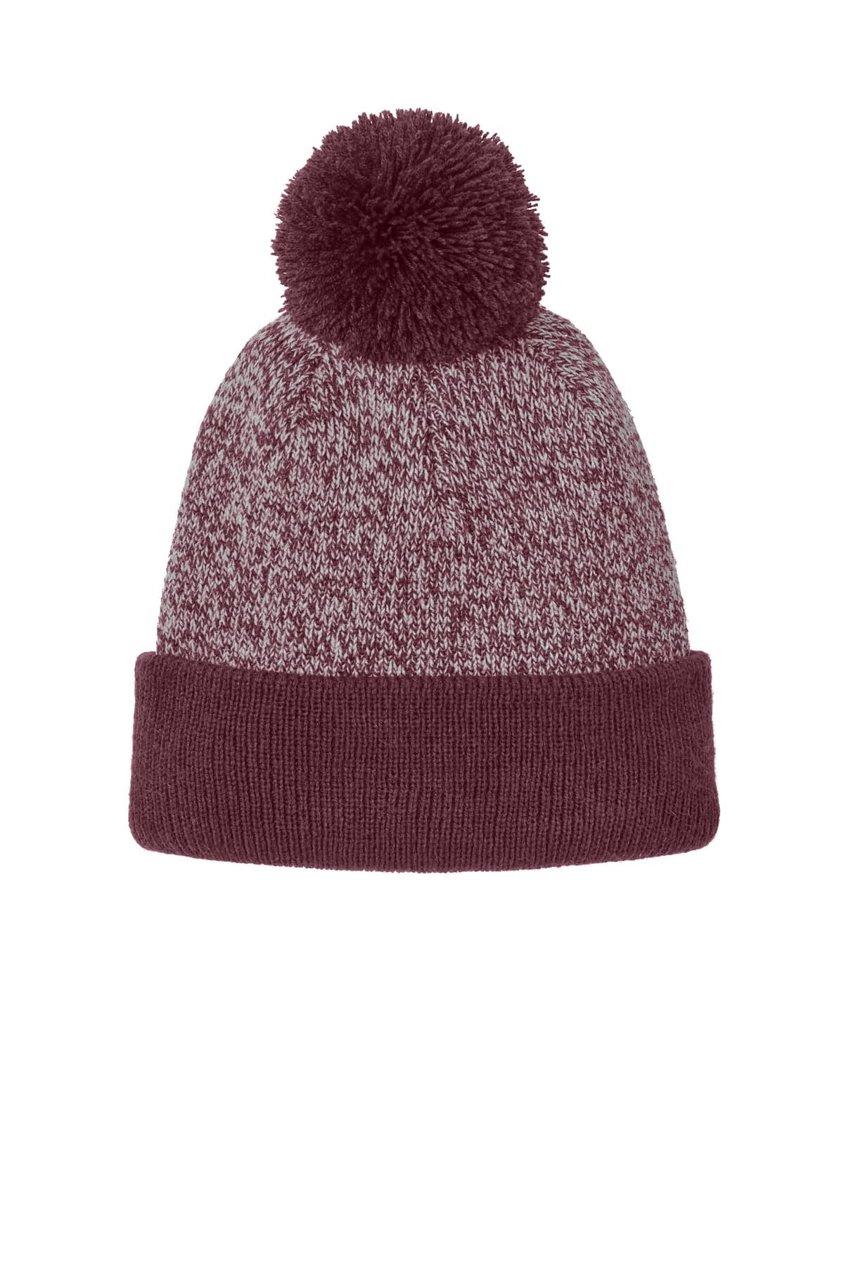 Sport-Tek Sport-Tek Halftime Heather Pom Beanie STC68