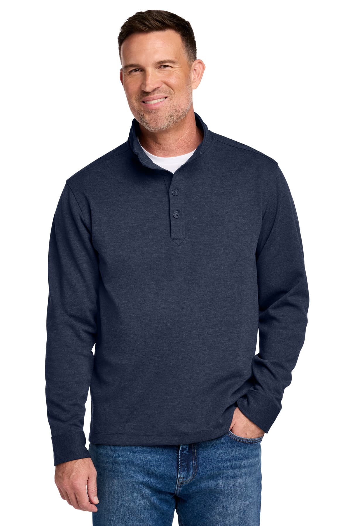 Brooks Brothers Brooks Brothers Mid-Layer Stretch 1/2-Button BB18202
