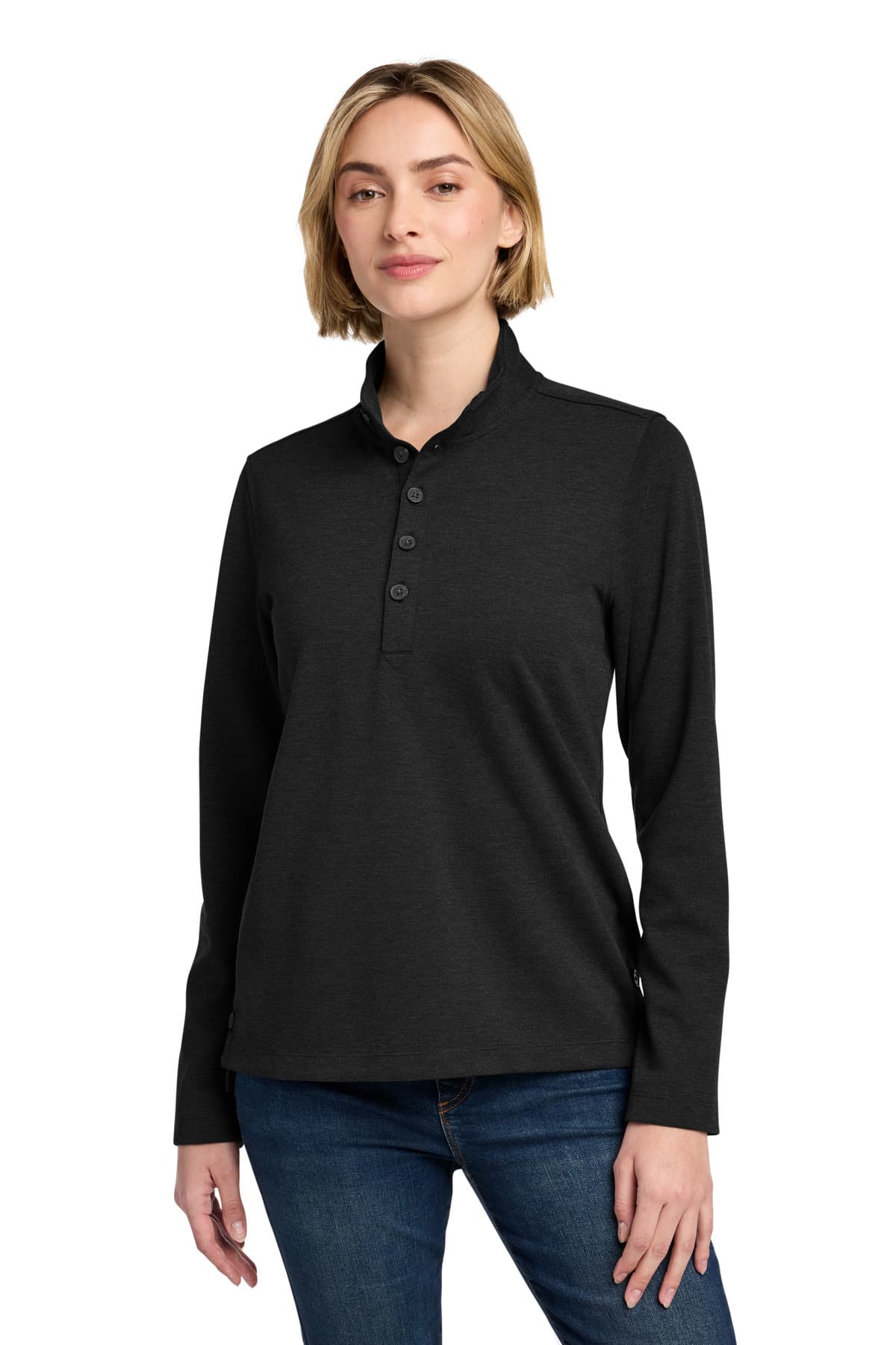 Brooks Brothers Brooks Brothers Women's Mid-Layer Stretch 1/2-Button BB18203
