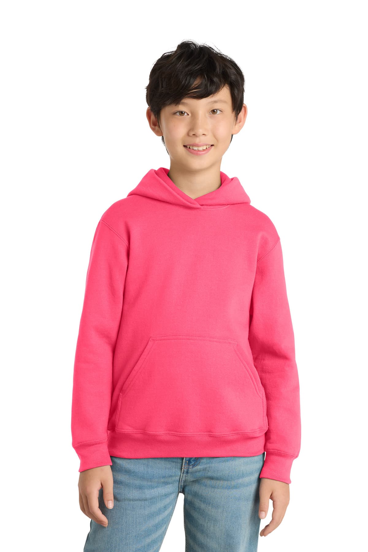 Port & Company Port & Co Youth Core Fleece Pullover Hooded Sweatshirt PC78YH