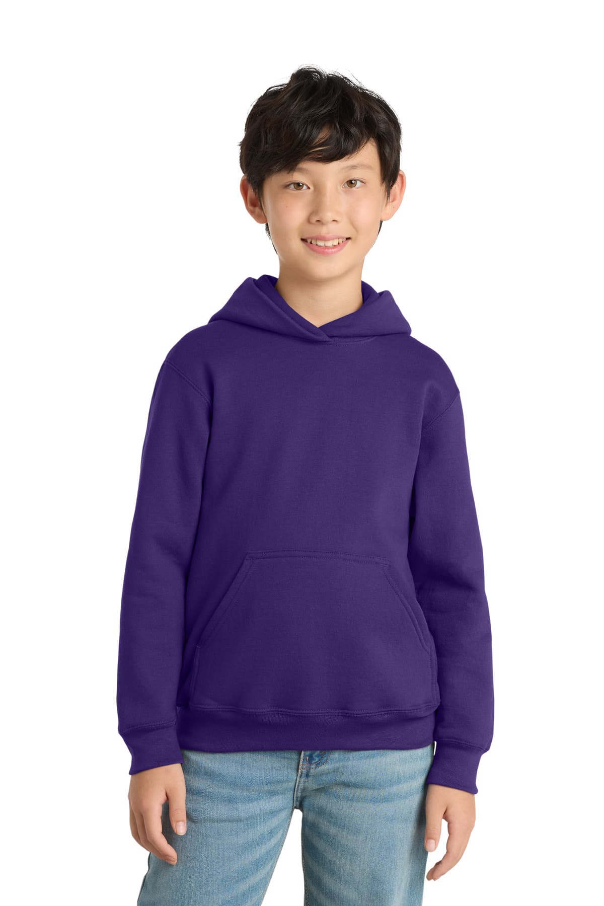 Port & Company Port & Co Youth Core Fleece Pullover Hooded Sweatshirt PC78YH