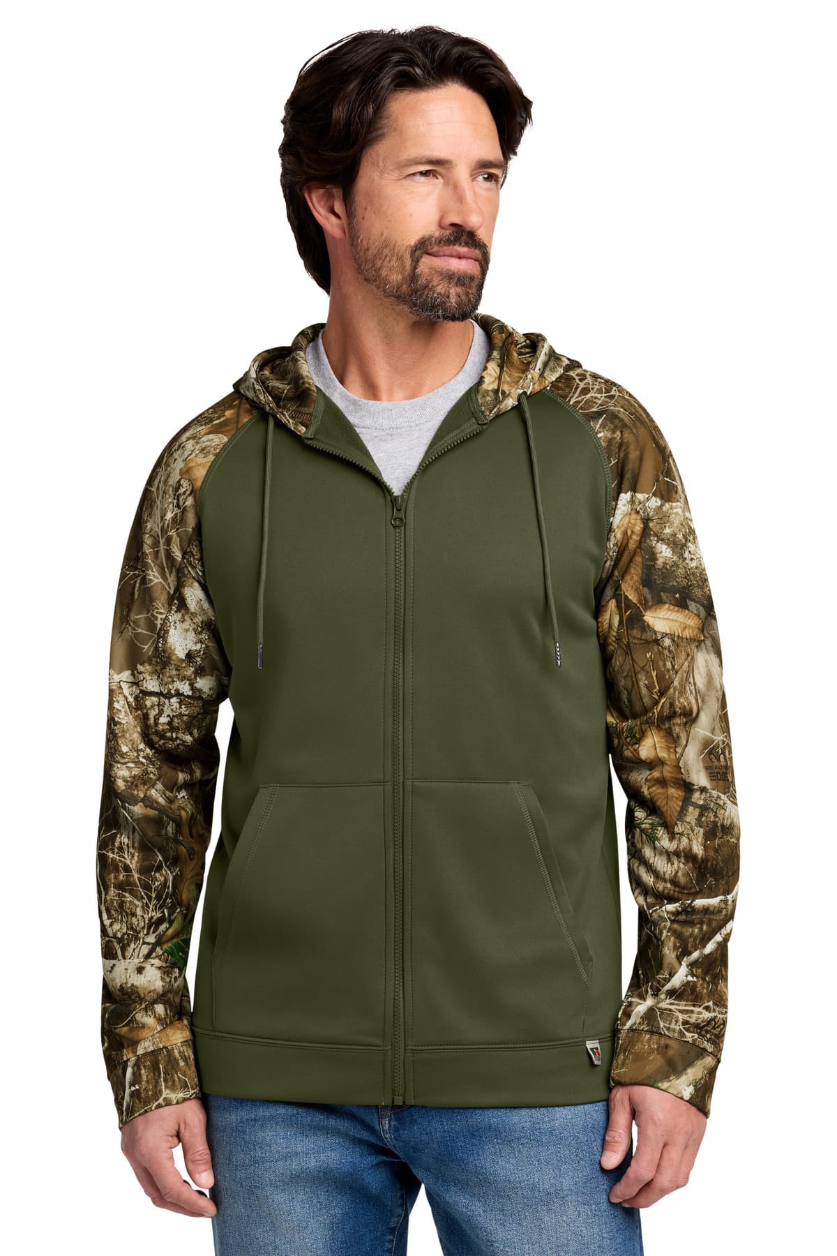 Russell Outdoors Russell Outdoors Realtree Performance Colorblock Full-Zip Hoodie RU452