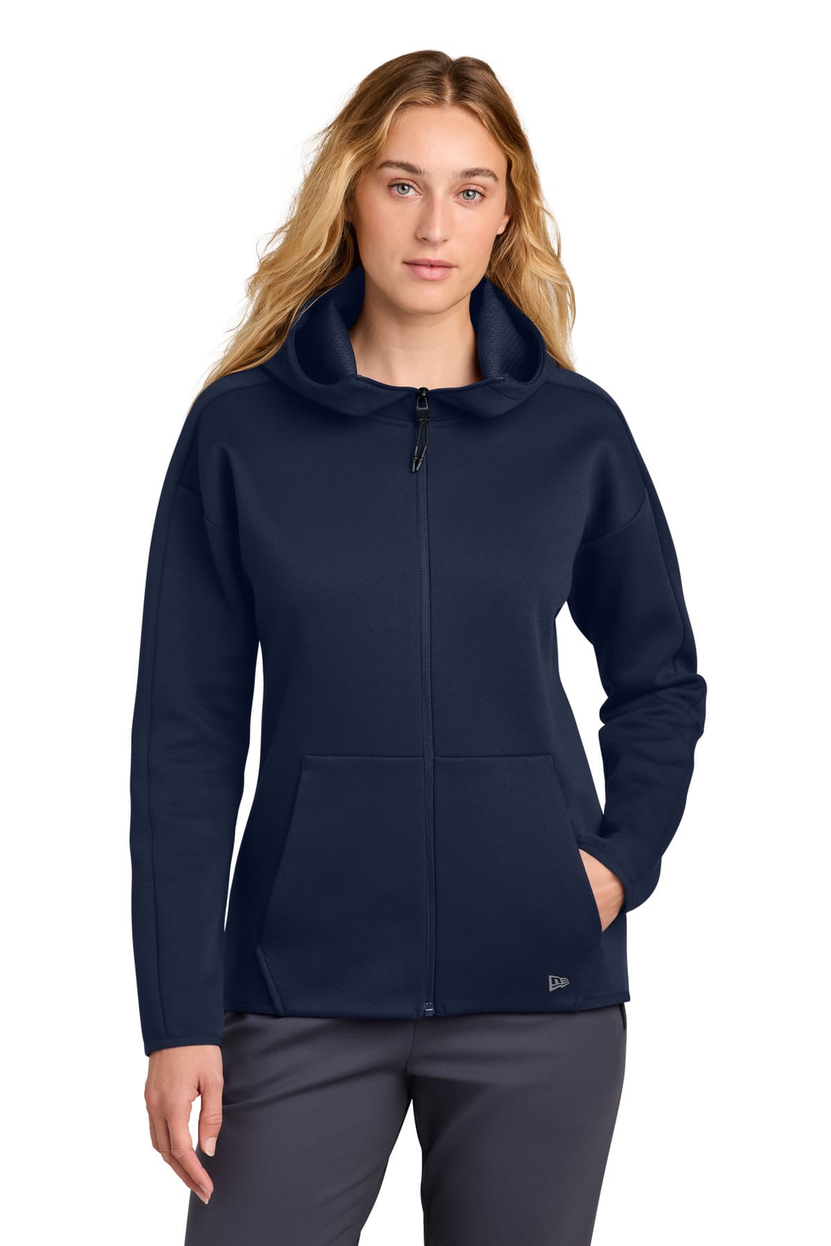 New Era New Era Women's Double Back Full-Zip Hoodie LNEA566