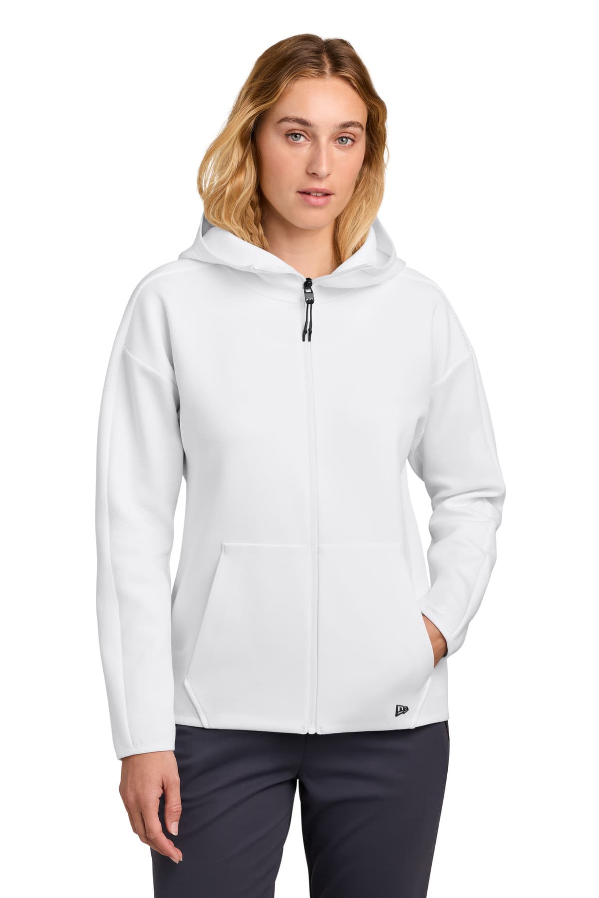New Era New Era Women's Double Back Full-Zip Hoodie LNEA566