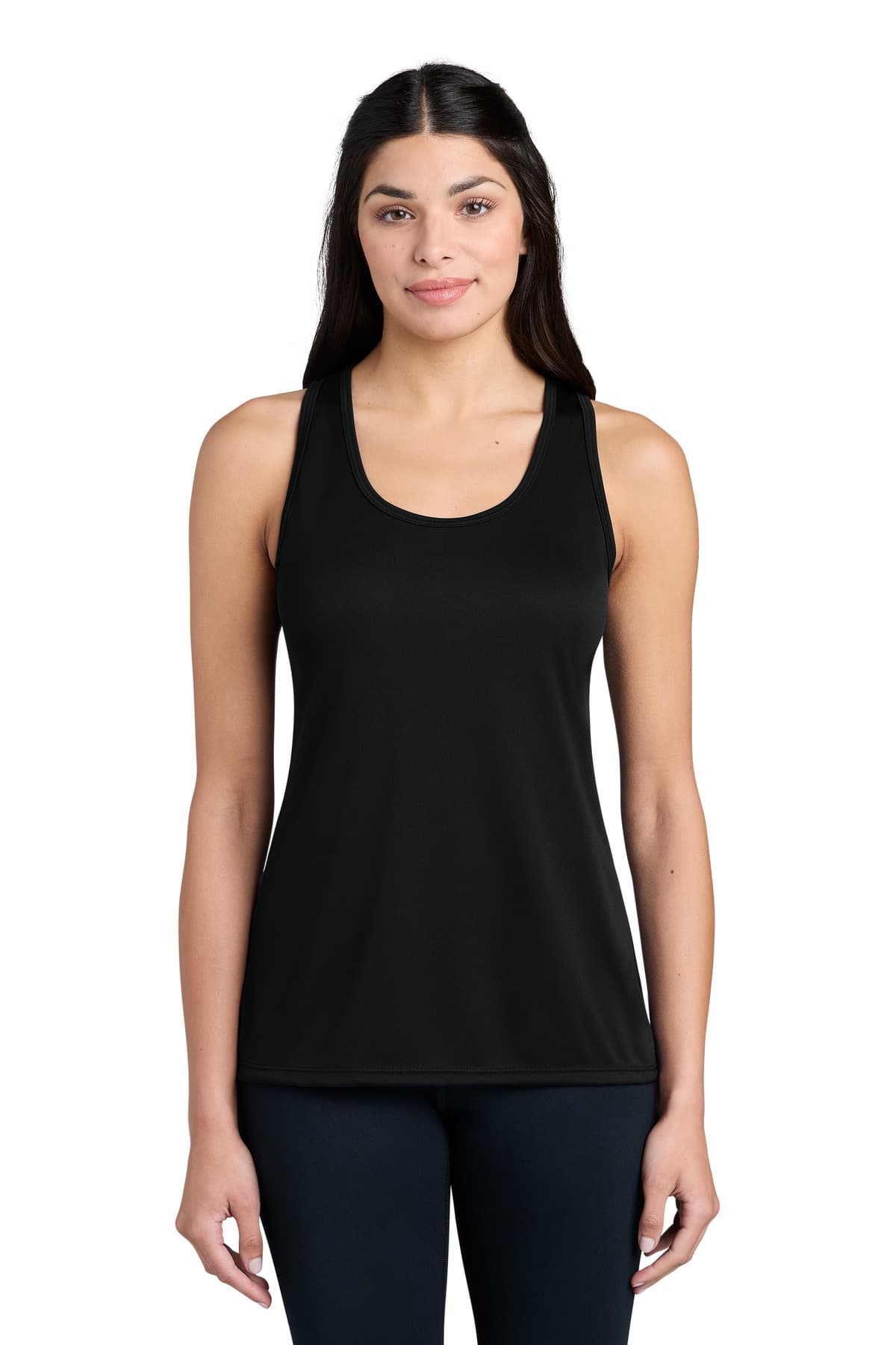 Port & Company Port & Co Women's Performance Tank LPC380TT in Jet Black