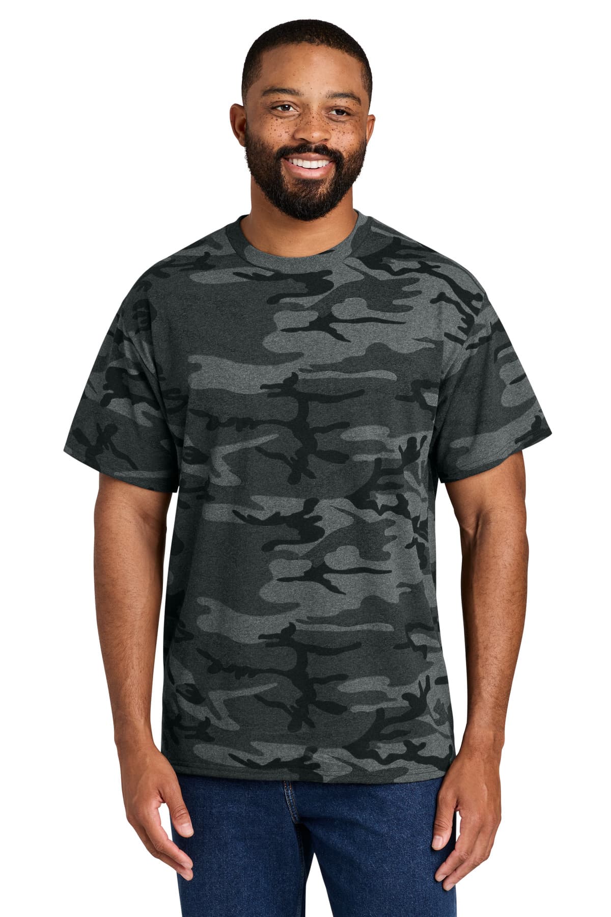 Port & Company Port & Co Core Cotton Camo Tee.  PC54C