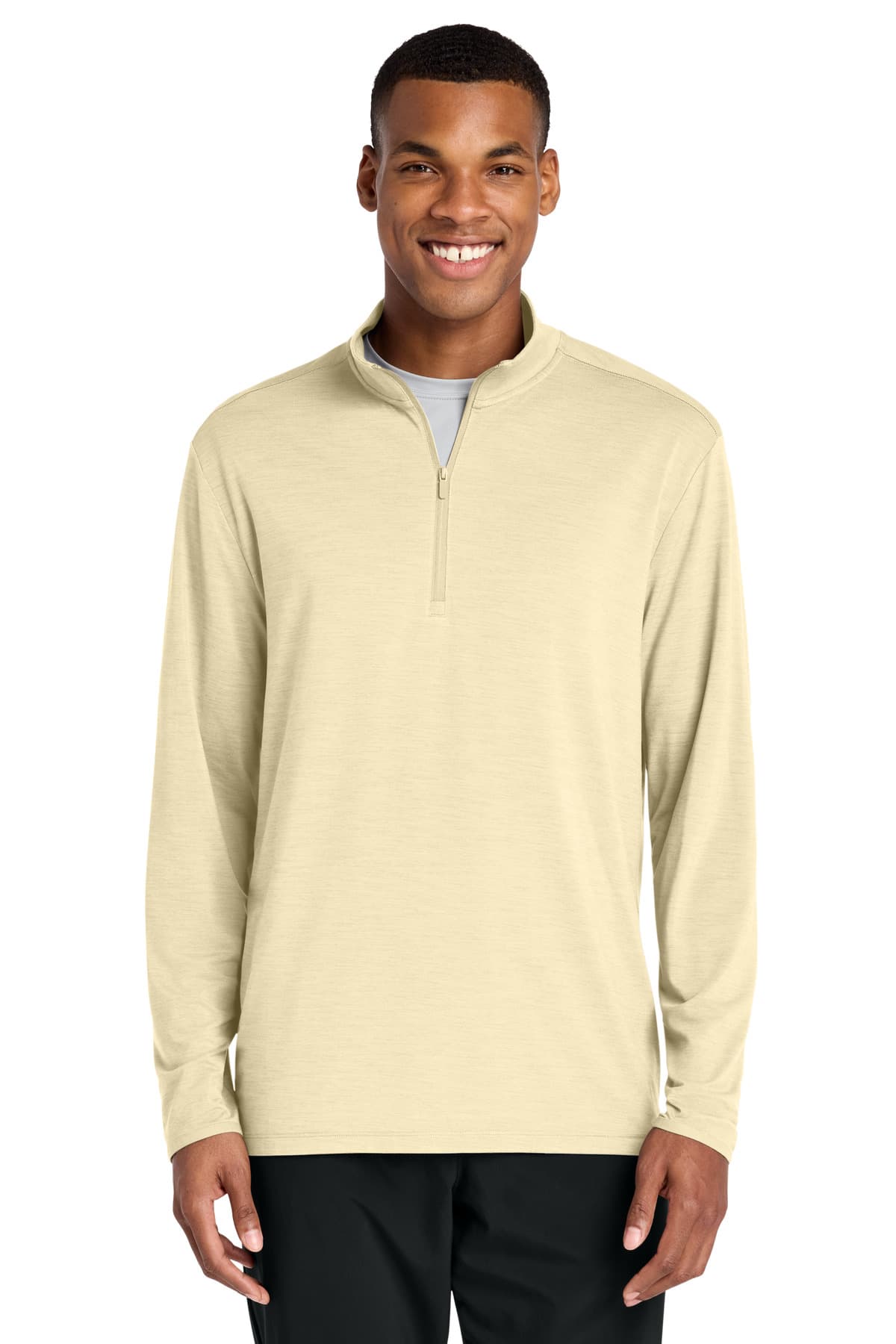 Sport-Tek Sport-Tek Versa 1/4-Zip ST491 in Light Suede