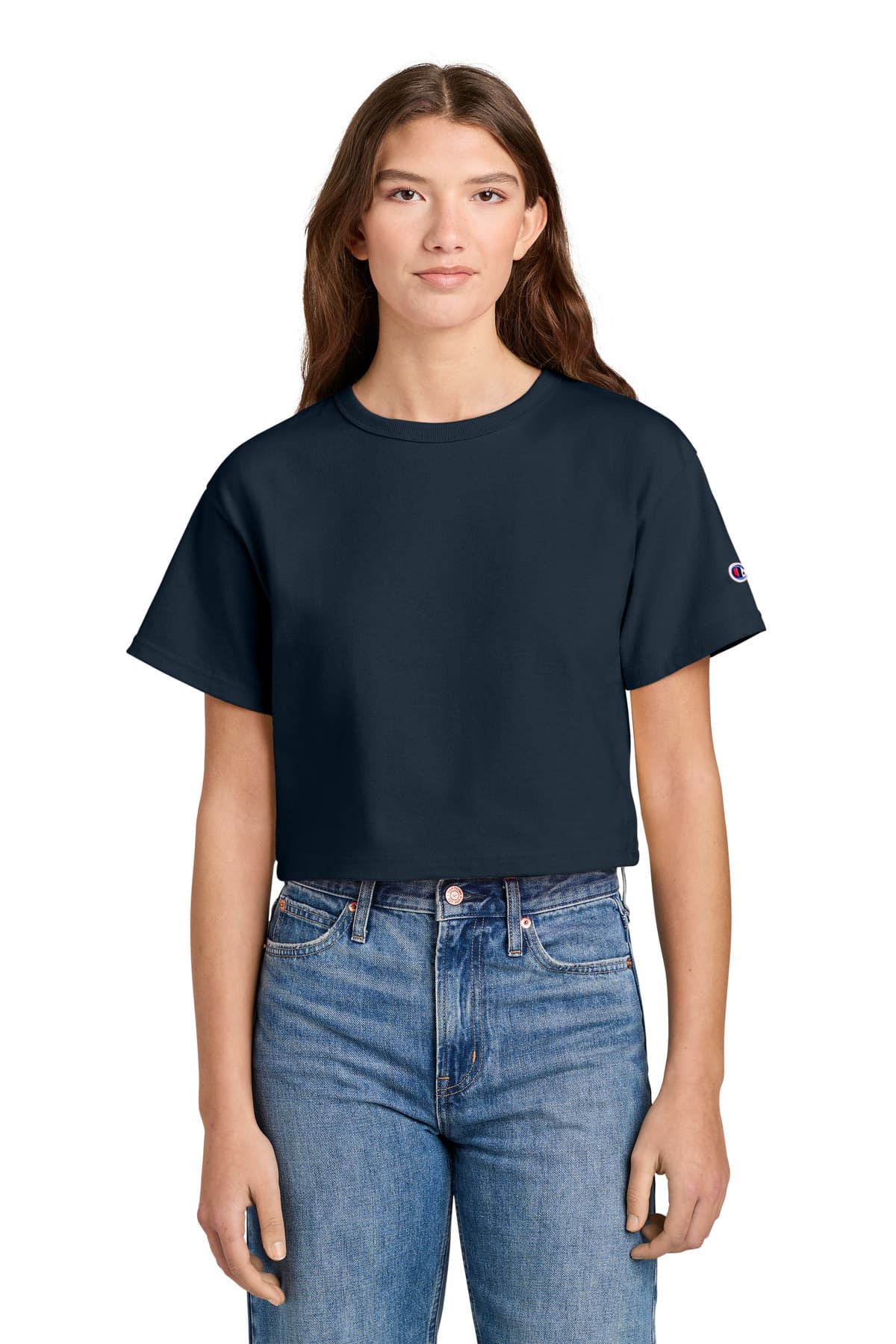 Champion Champion Women's Cropped Heritage Tee T453W