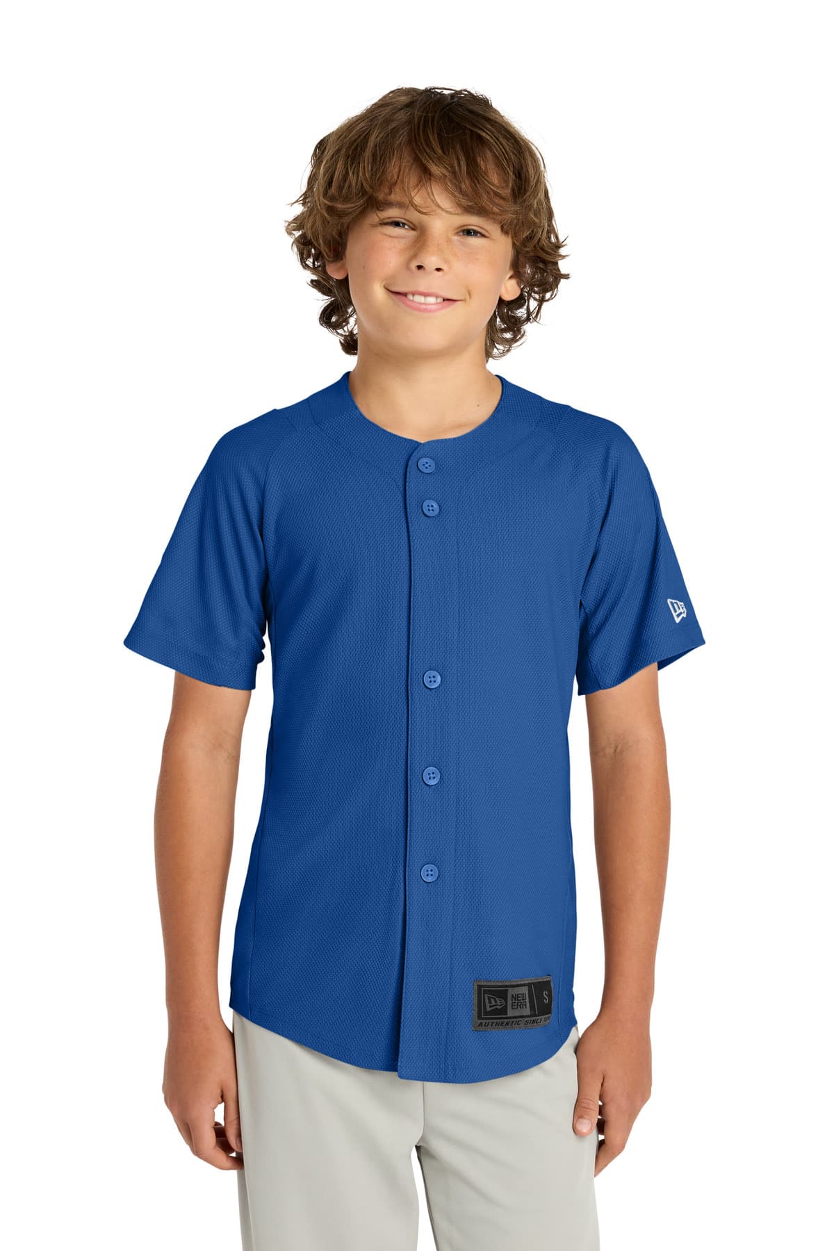 New Era New Era  Youth Diamond Era Full-Button Jersey. YNEA220