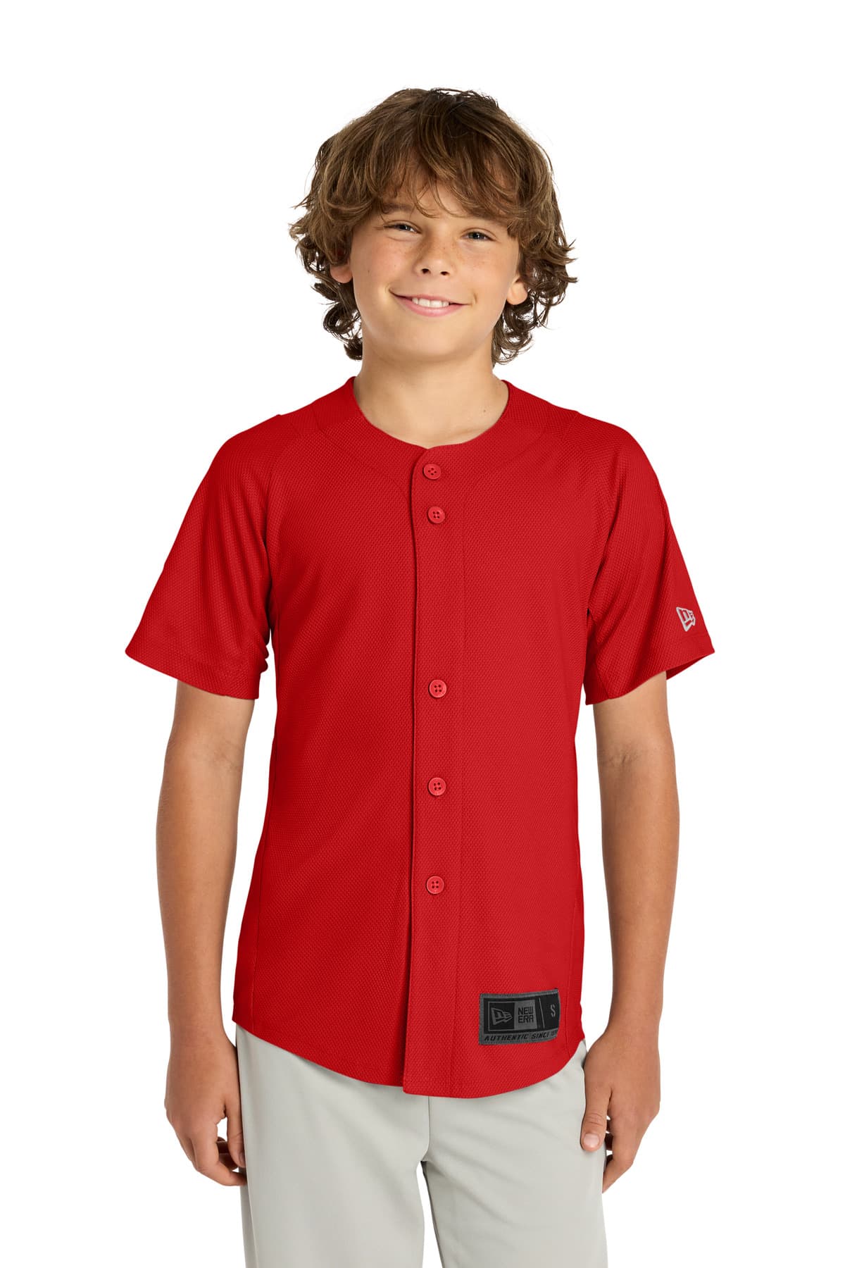 New Era New Era  Youth Diamond Era Full-Button Jersey. YNEA220