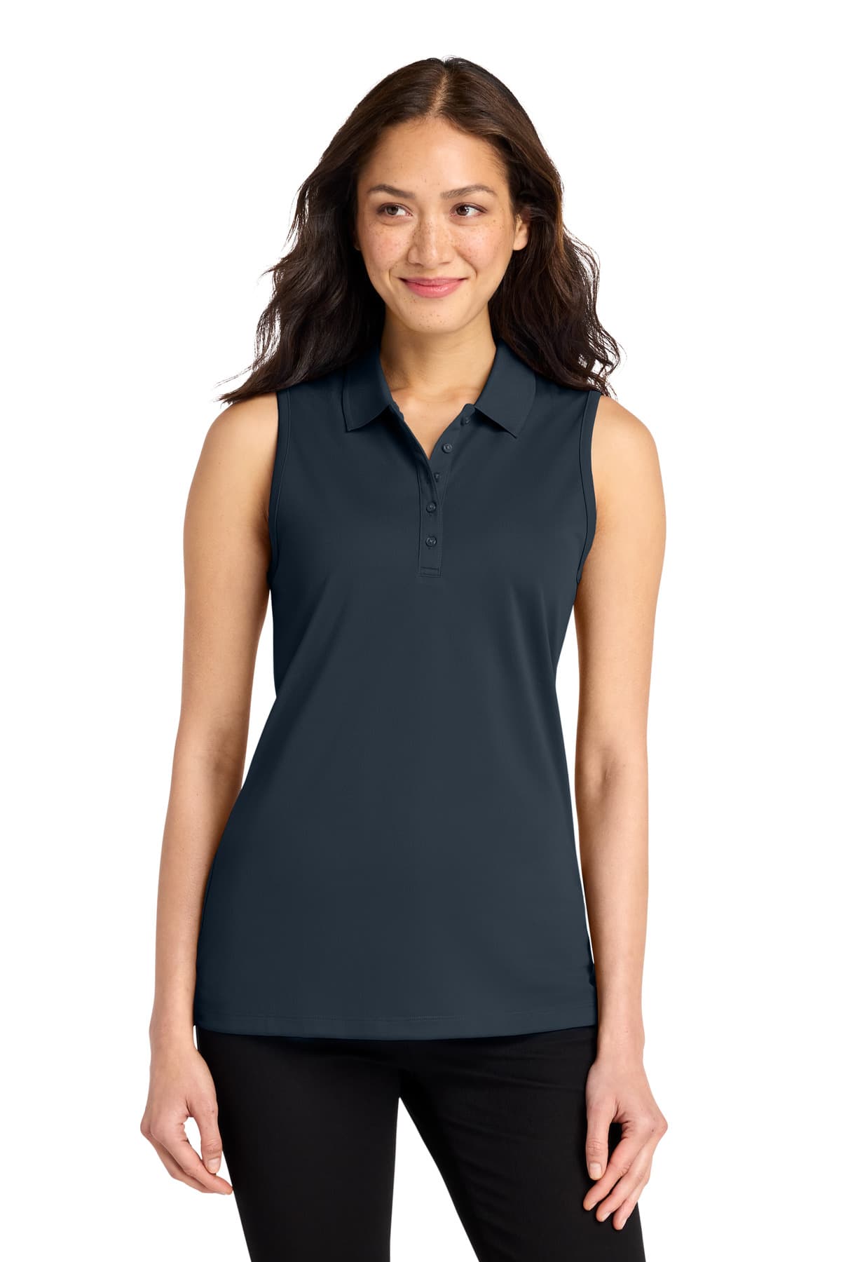 Port Authority Port Authority Women's Dry Zone UV Micro-Mesh Sleeveless Polo LK110SV