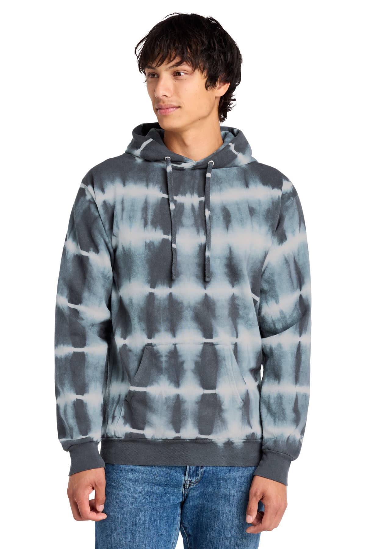 Port & Company Port & Co Allover Stripe Tie-Dye Fleece PC143
