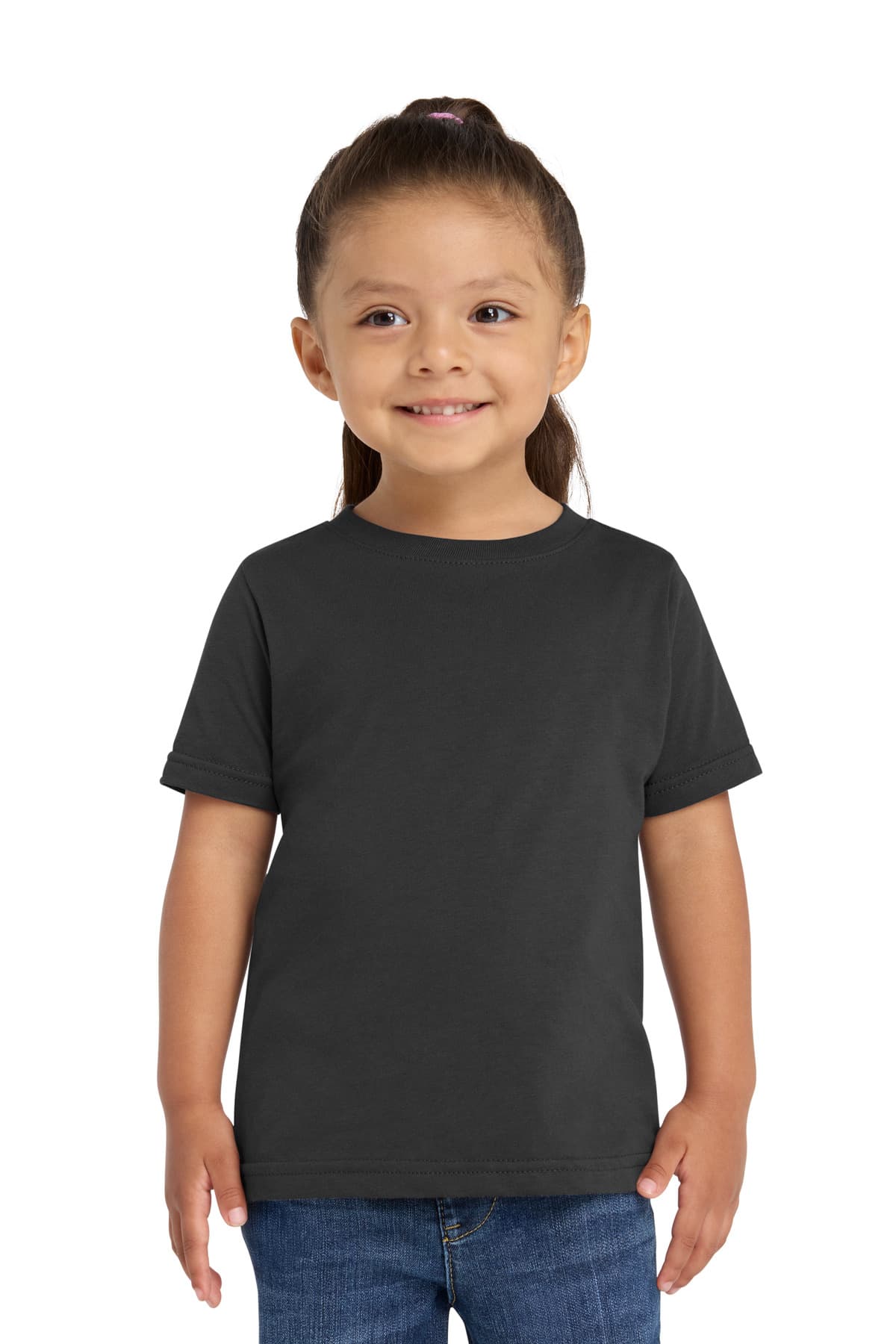 Rabbit Skins Rabbit Skins Toddler Fine Jersey Tee. RS3321 in Black
