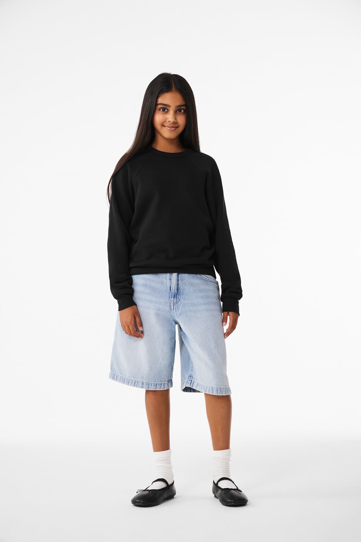Bella + Canvas BELLA+CANVAS Youth Sponge Fleece Raglan Sweatshirt BC3901Y