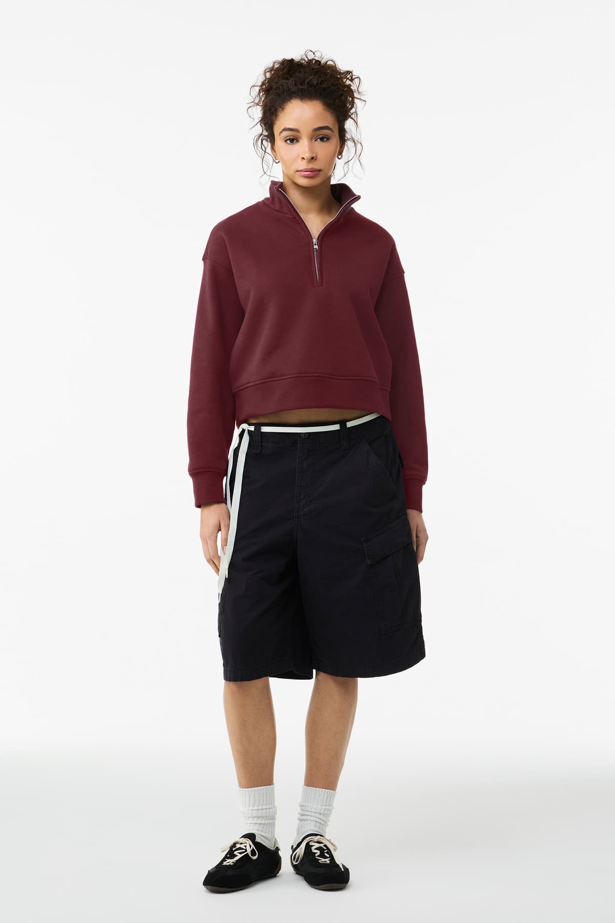 Bella + Canvas BELLA+CANVAS Women's 10-Ounce 1/2-Zip Pullover BC4540