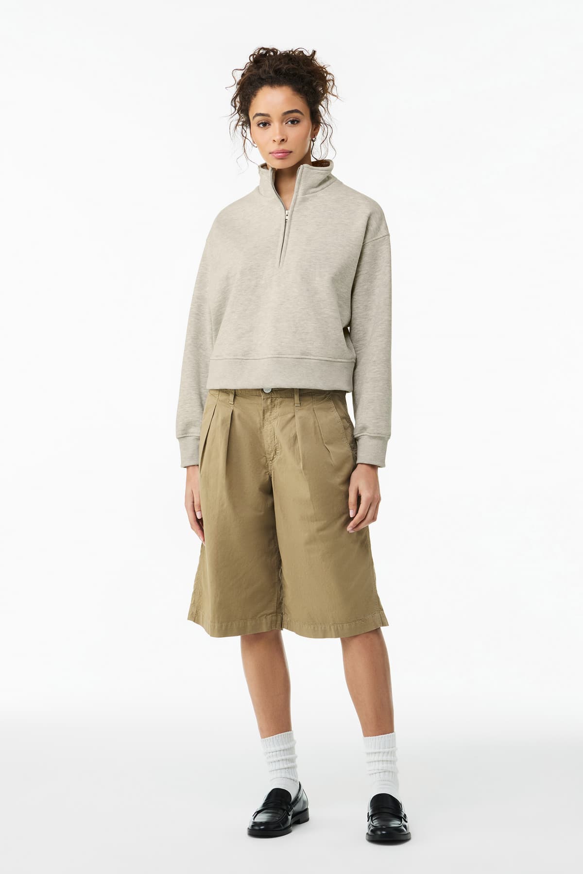 Bella + Canvas BELLA+CANVAS Women's 10-Ounce 1/2-Zip Pullover BC4540