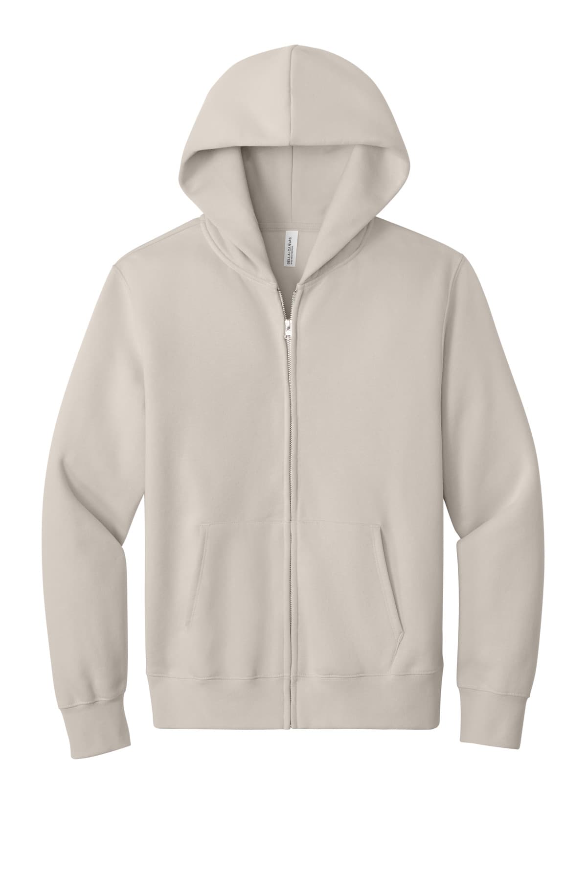 Bella + Canvas BELLA+CANVAS Unisex 10-Ounce Heavyweight Full-Zip Hooded Sweatshirt BC4739 in Dust